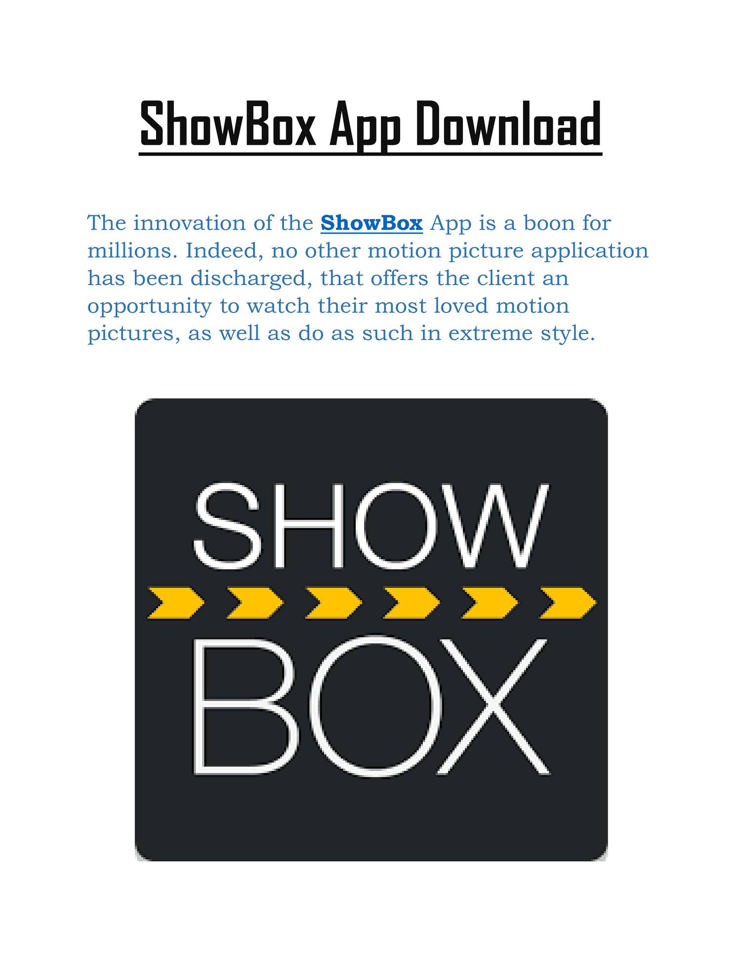 showbox for iphone link