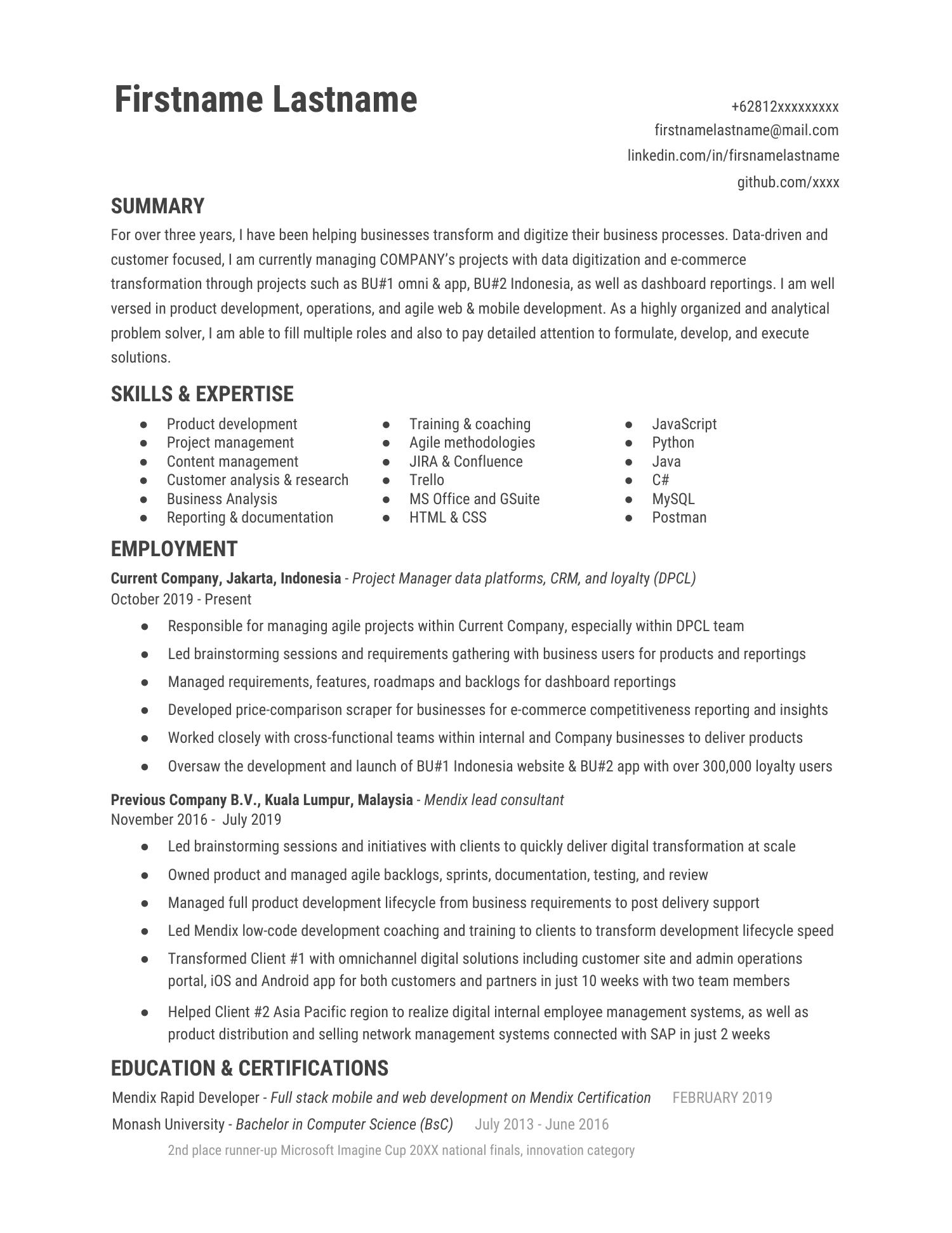write my resume review
