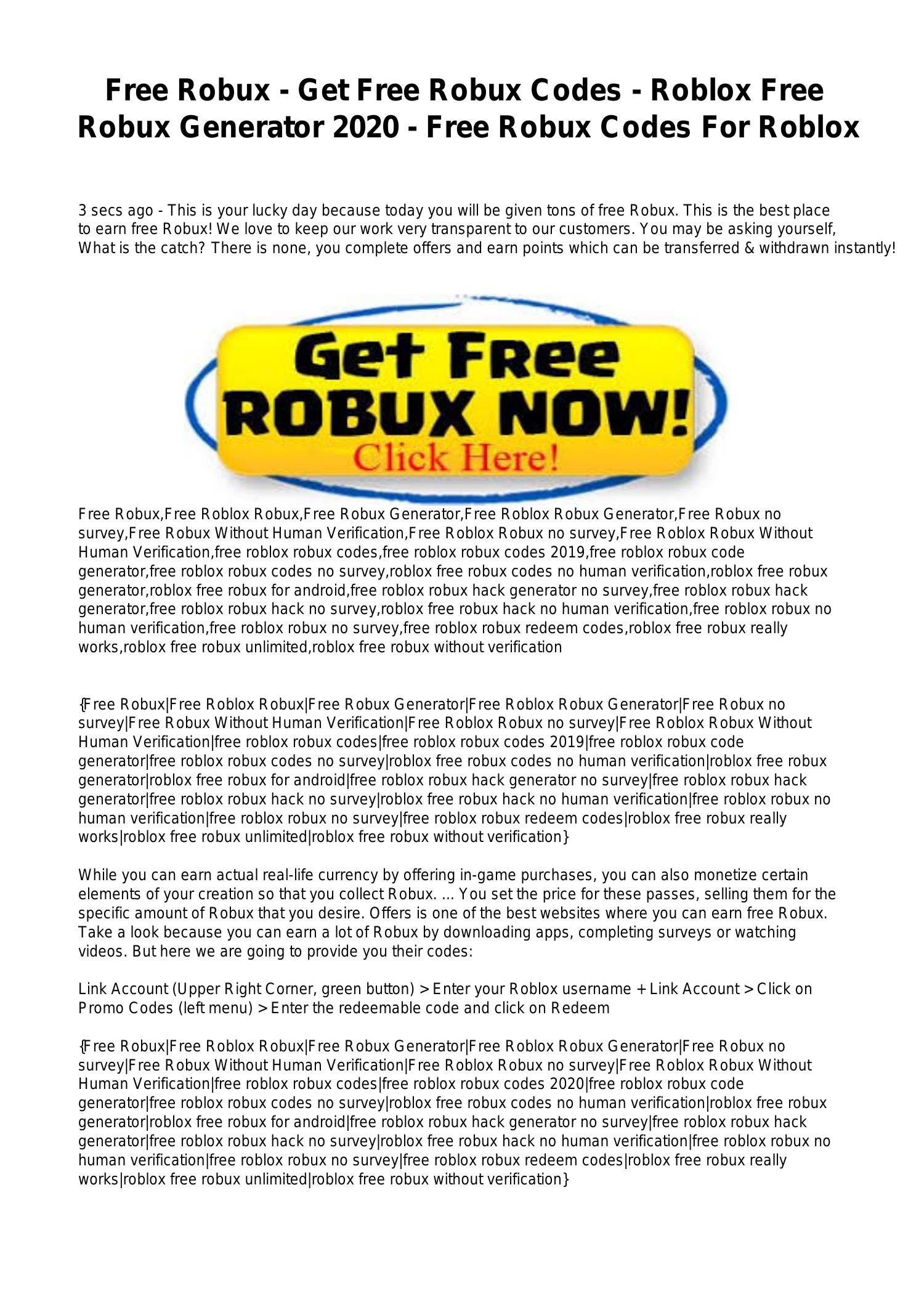Roblox Redeem Code Generator 2020