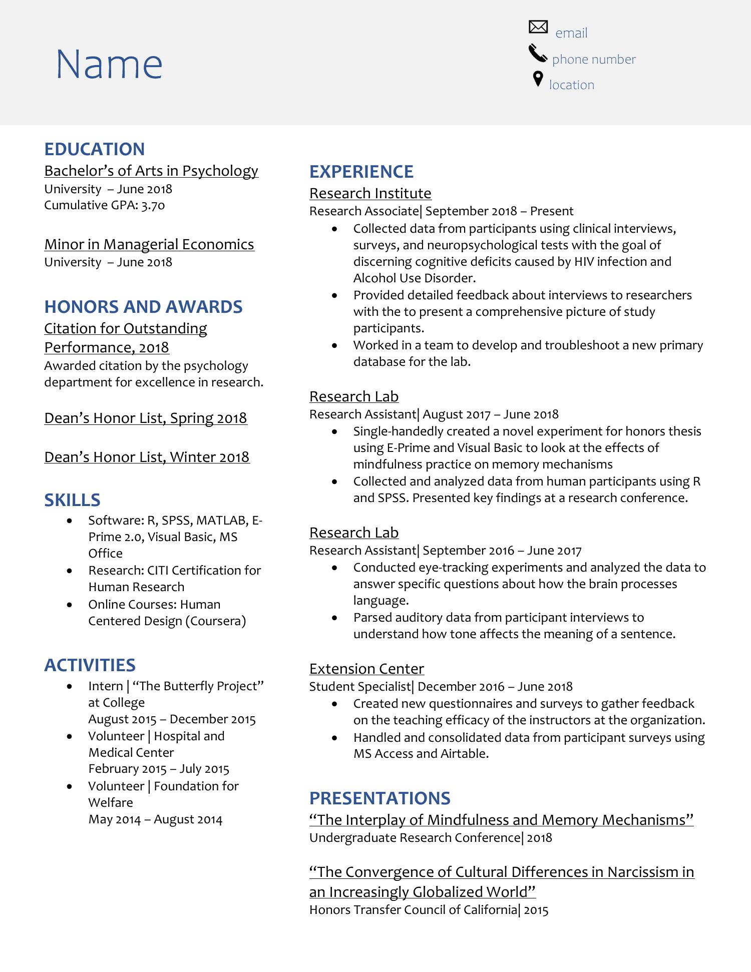 personal statement resume reddit