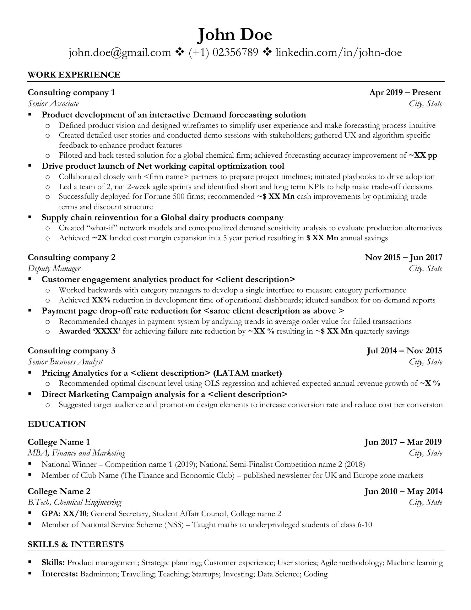 best resume format reddit 2022