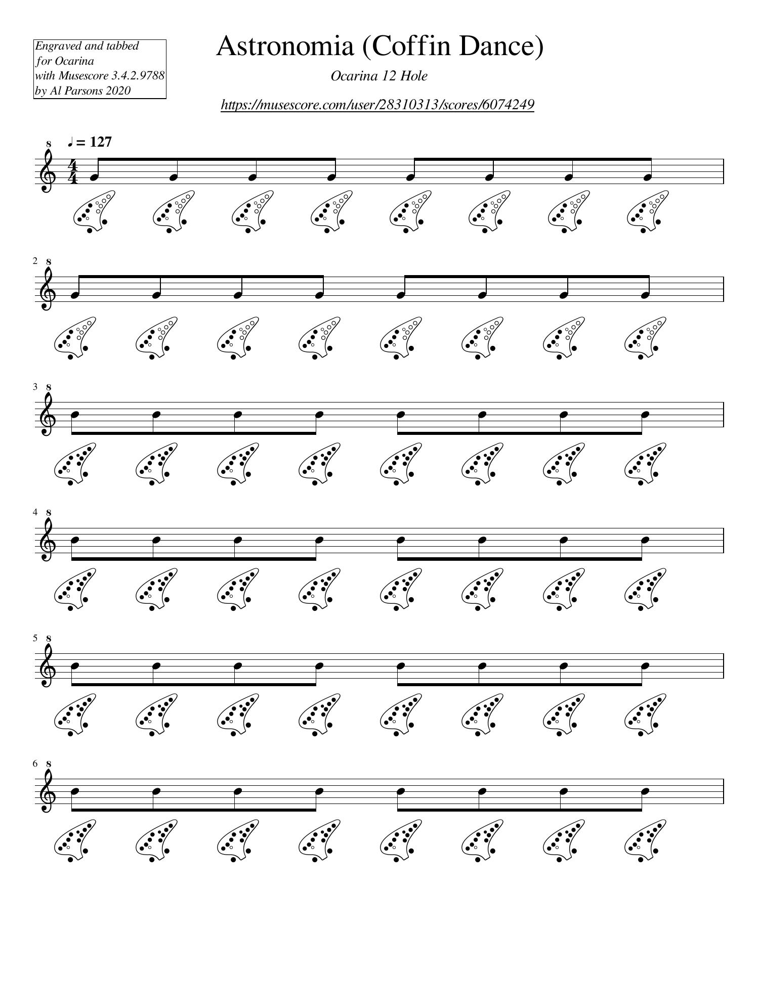 Astronomia (Coffin Dance) Key Cmaj Ocarina 12 Hole with tab.pdf