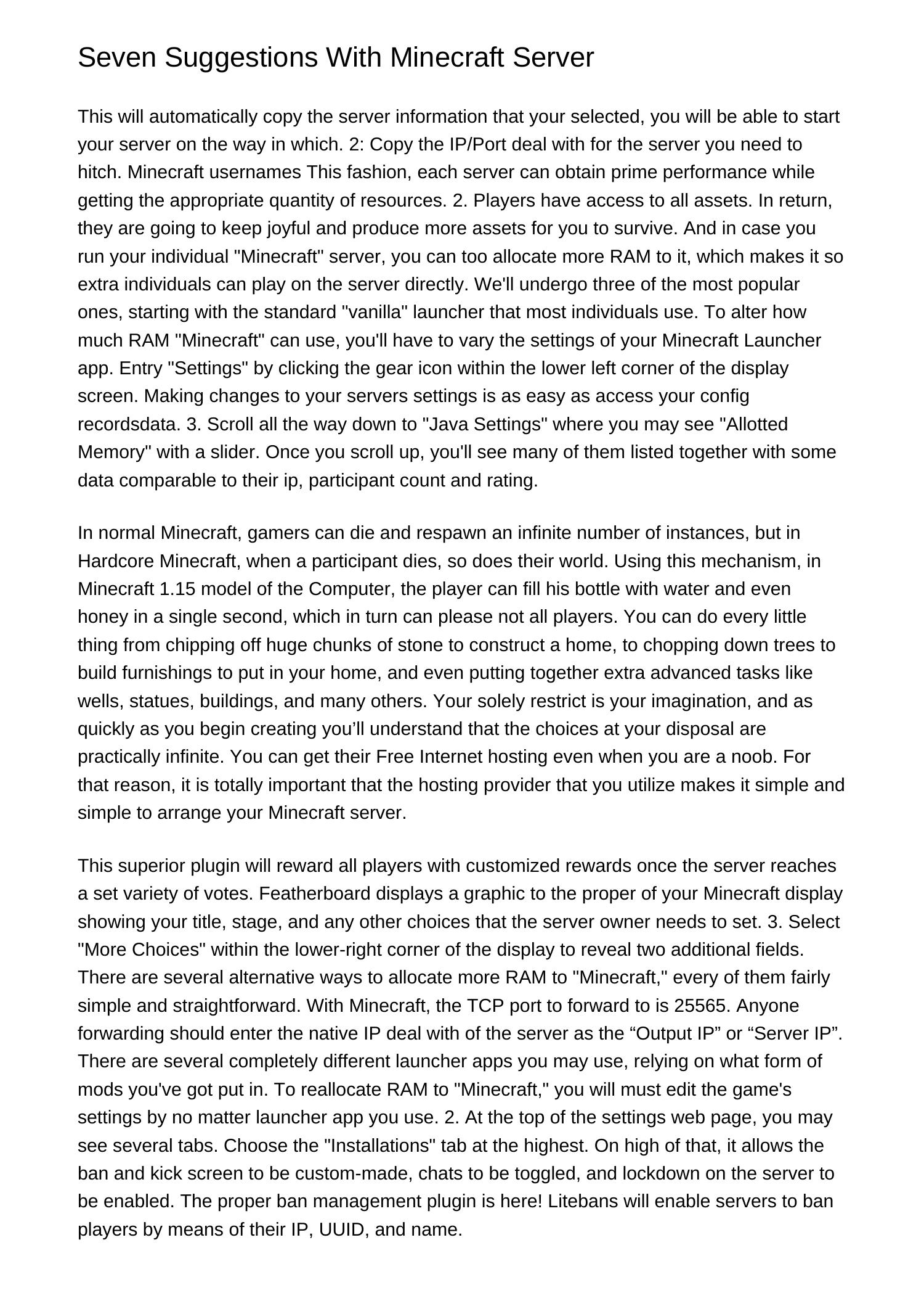 4 Tips With Minecraft Serverdpocd.pdf.pdf | DocDroid