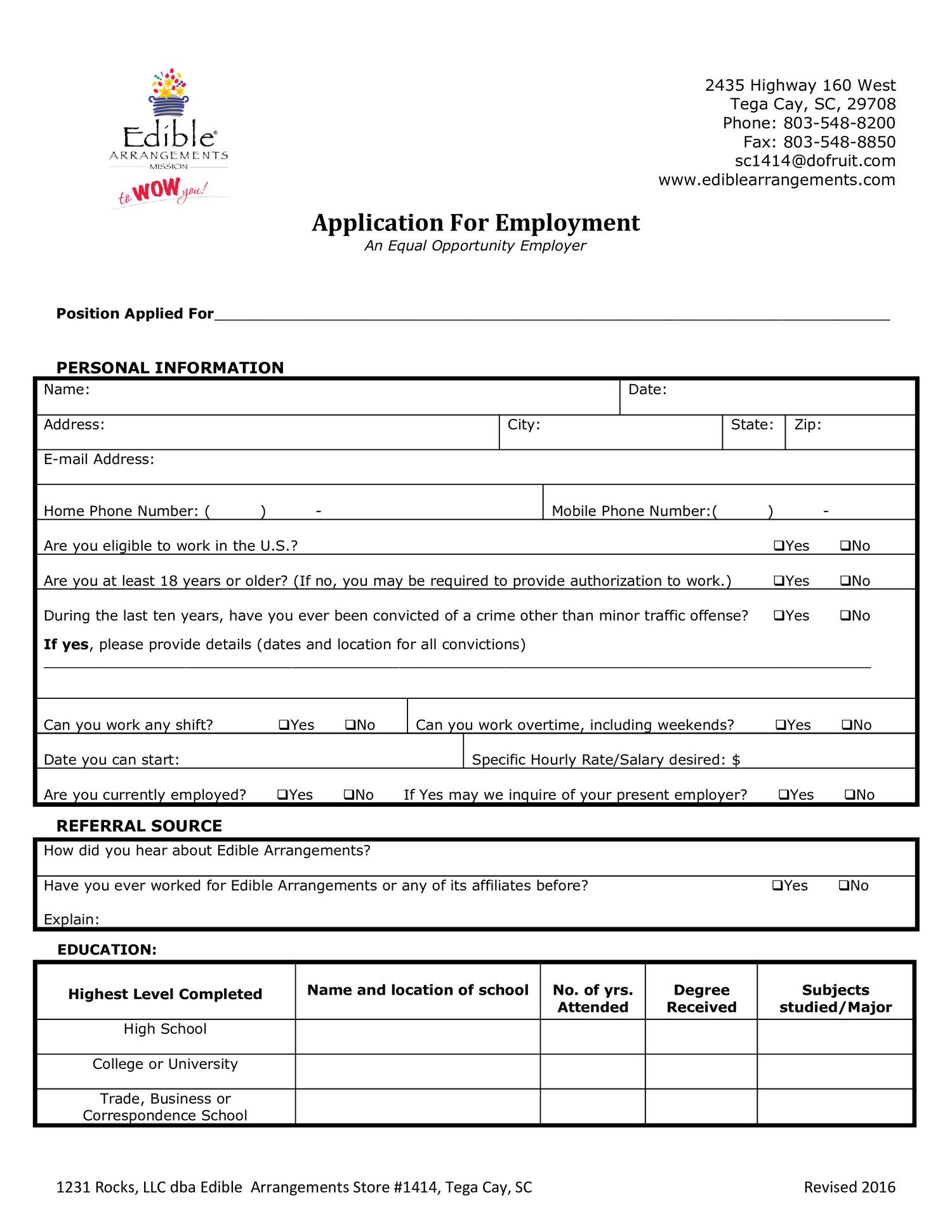 Application For Employment Edible Arrangements 1414.pdf DocDroid