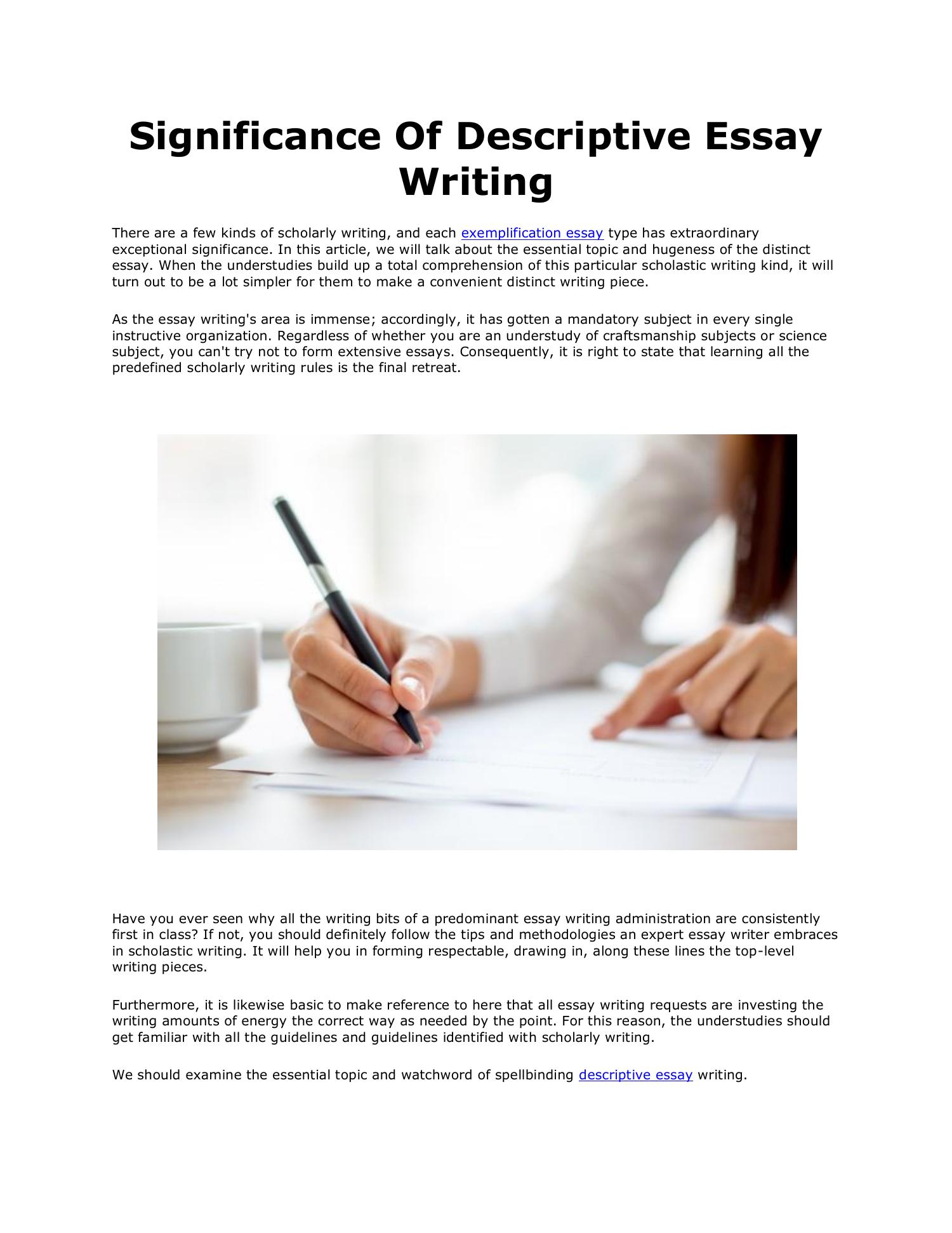 Significance Of Descriptive Essay Writing.pdf  DocDroid