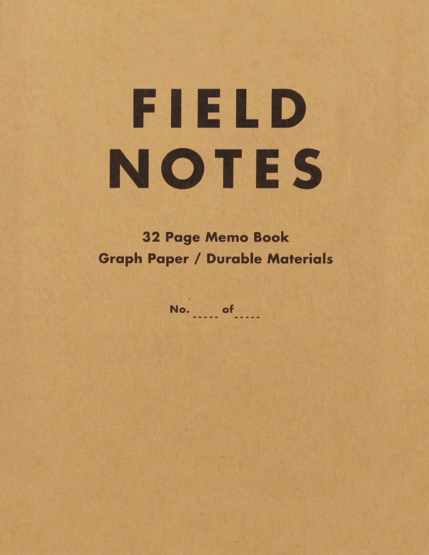 Field Notes. Write field