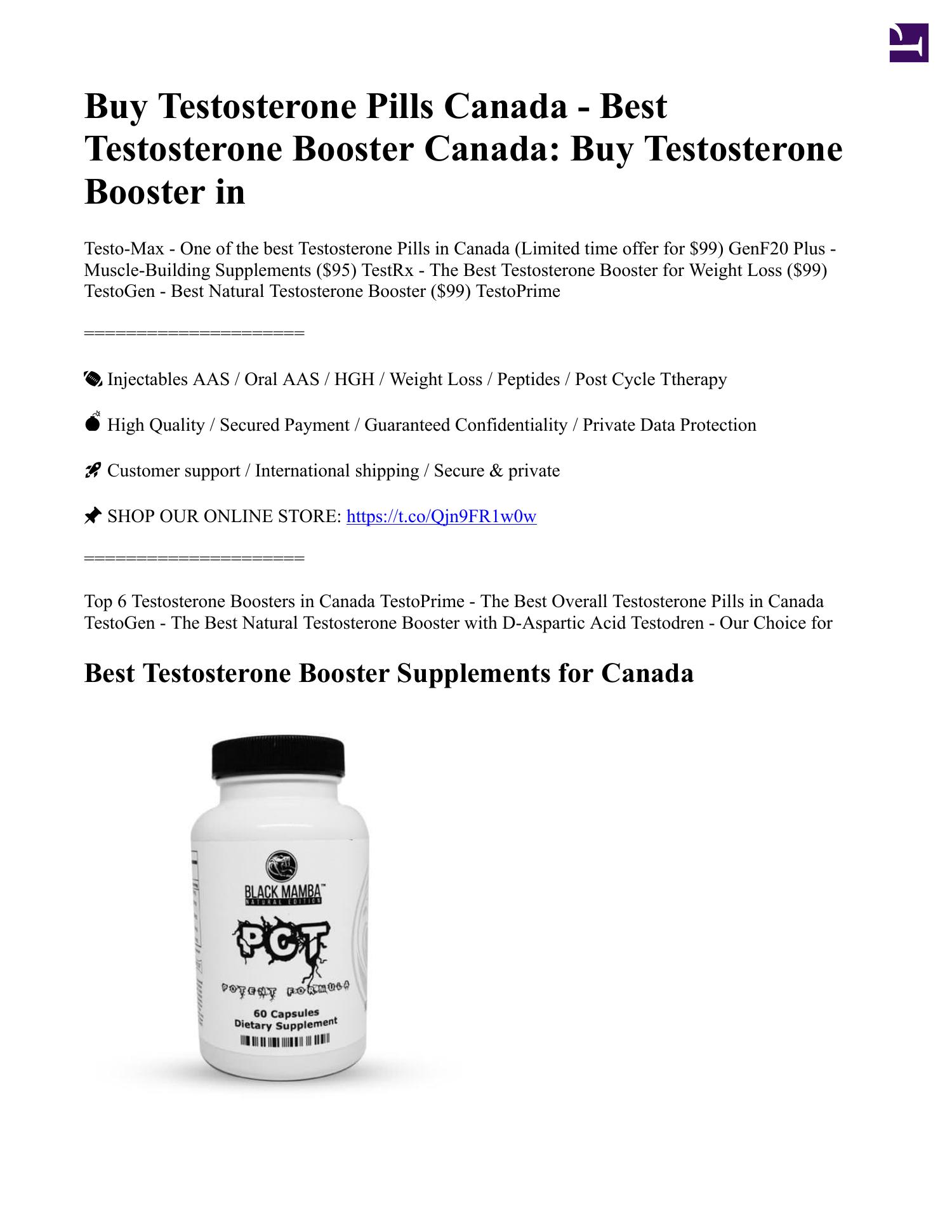 Buy Testosterone Pills Canada.pdf DocDroid
