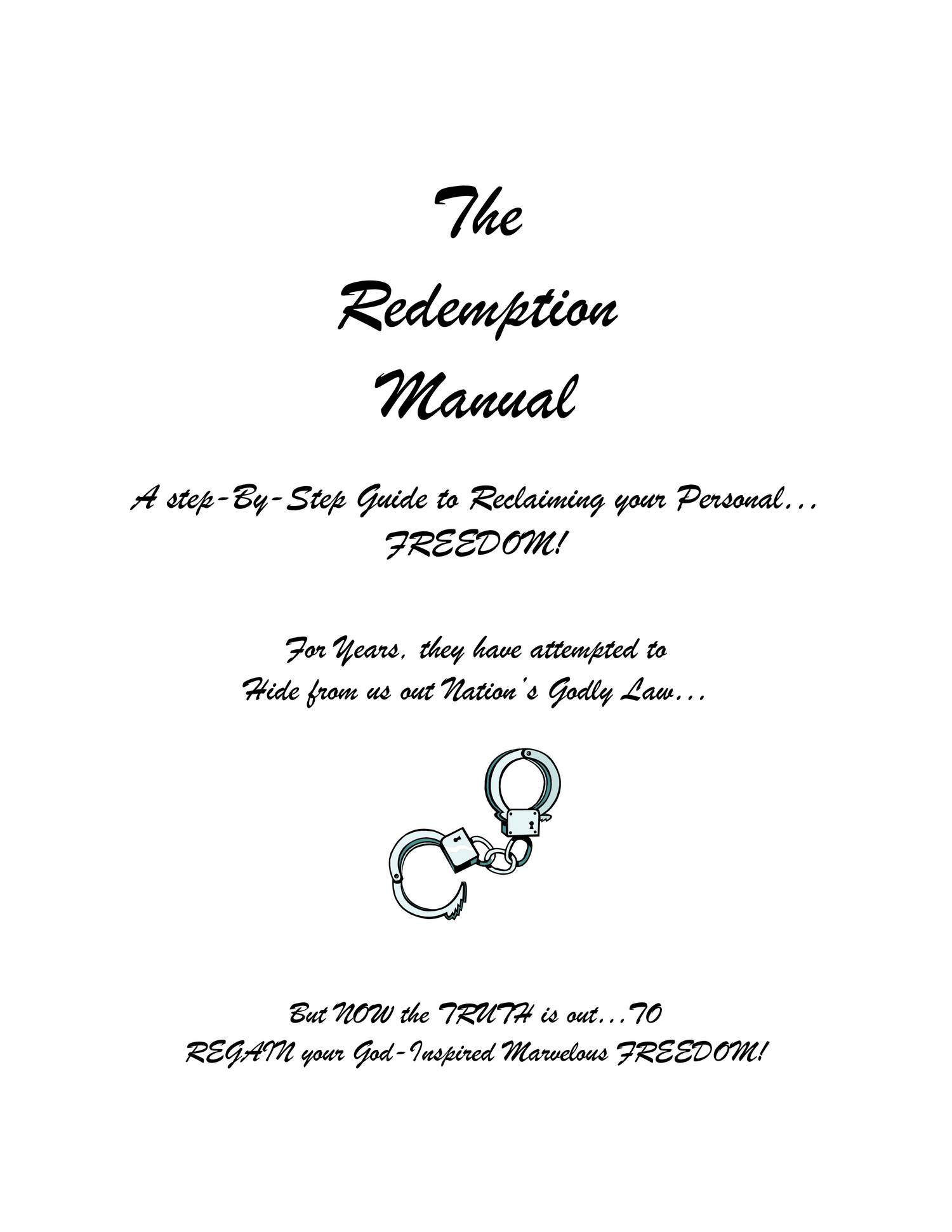 The Commercial Redmption Manual - by Robert D. Sparkman.pdf | DocDroid
