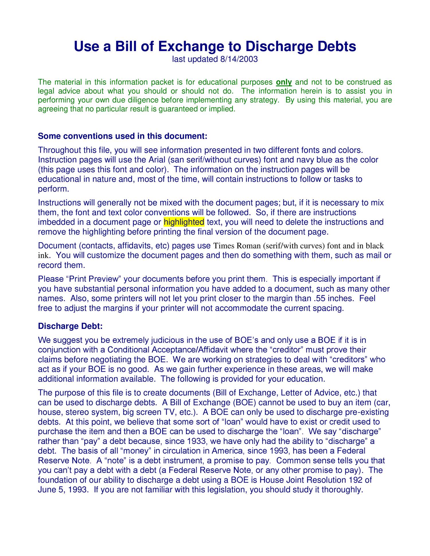 Use a Bill of Exchange to Discharge Debts.pdf DocDroid