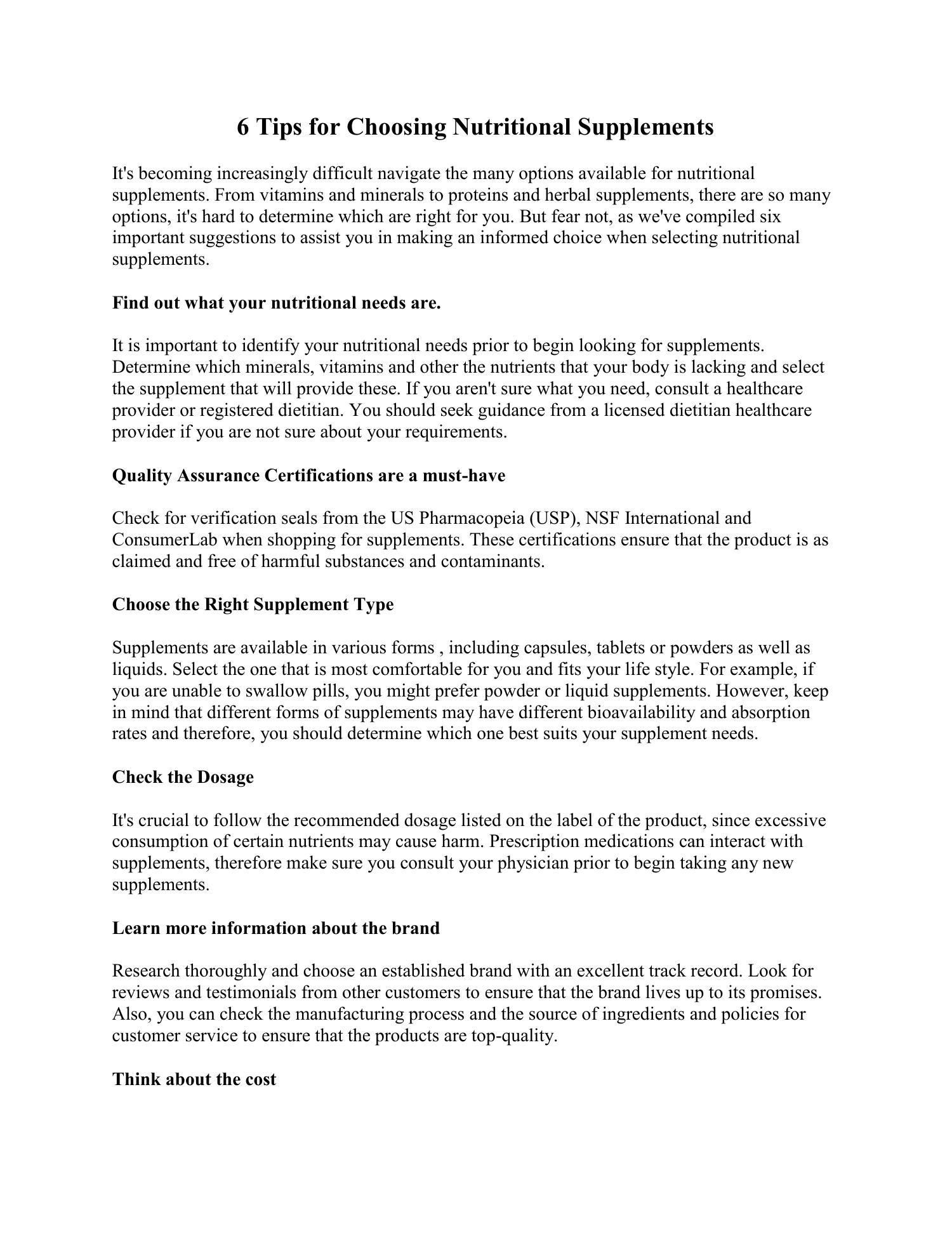6 Tips for Choosing Nutritional Supplements.pdf.pdf DocDroid