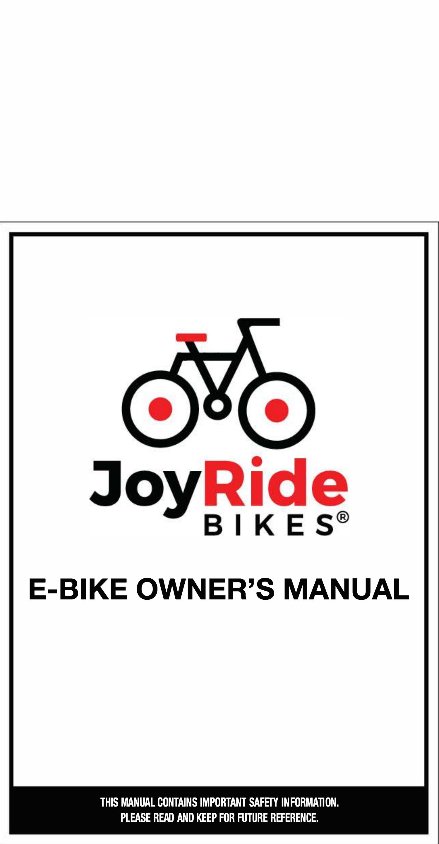 Joyride ManualHurley eBikesAll Bikes.pdf DocDroid