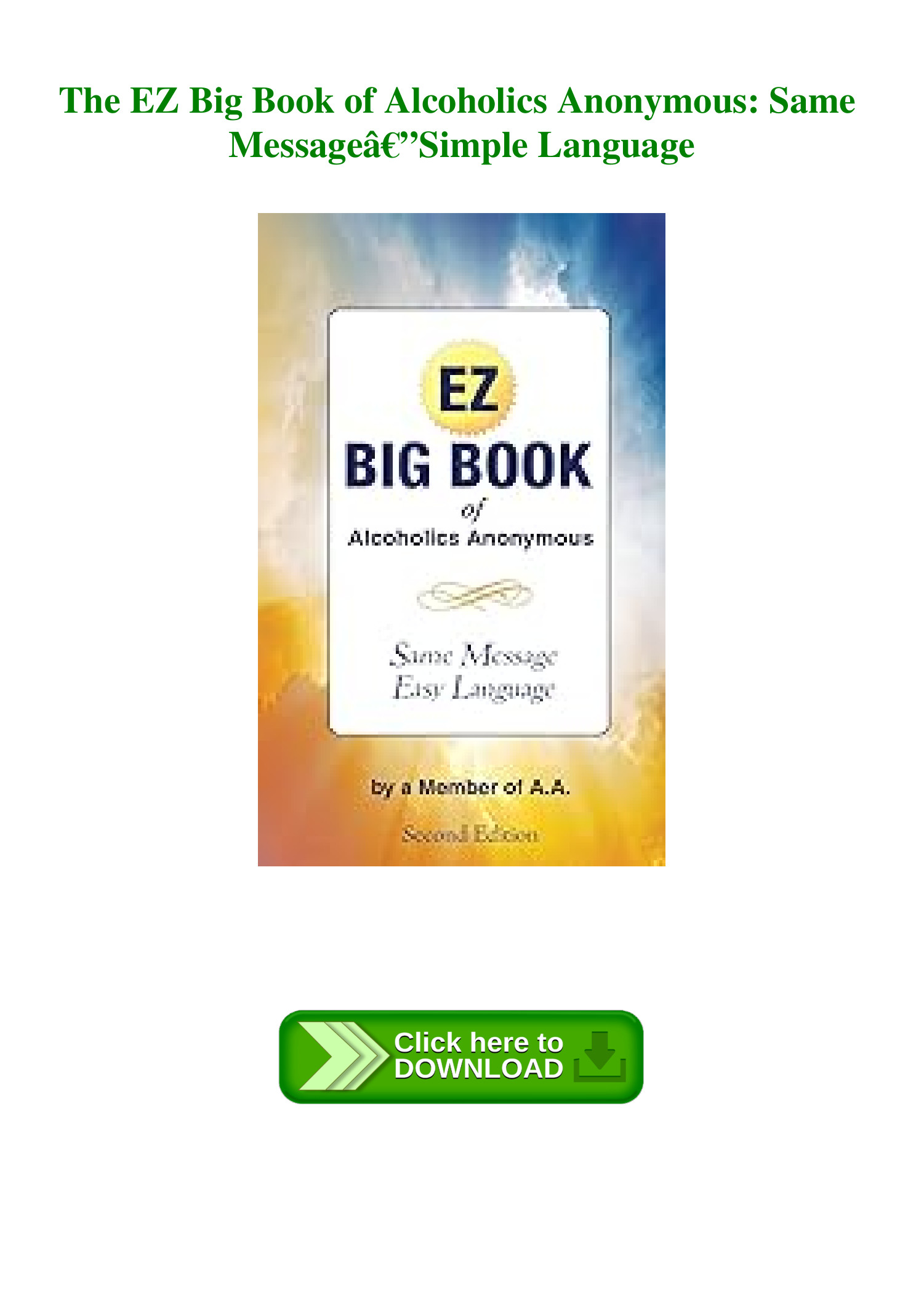 download-book-the-ez-big-book-of-alcoholics-anonymous-same-message-simple-language-pdf-docdroid