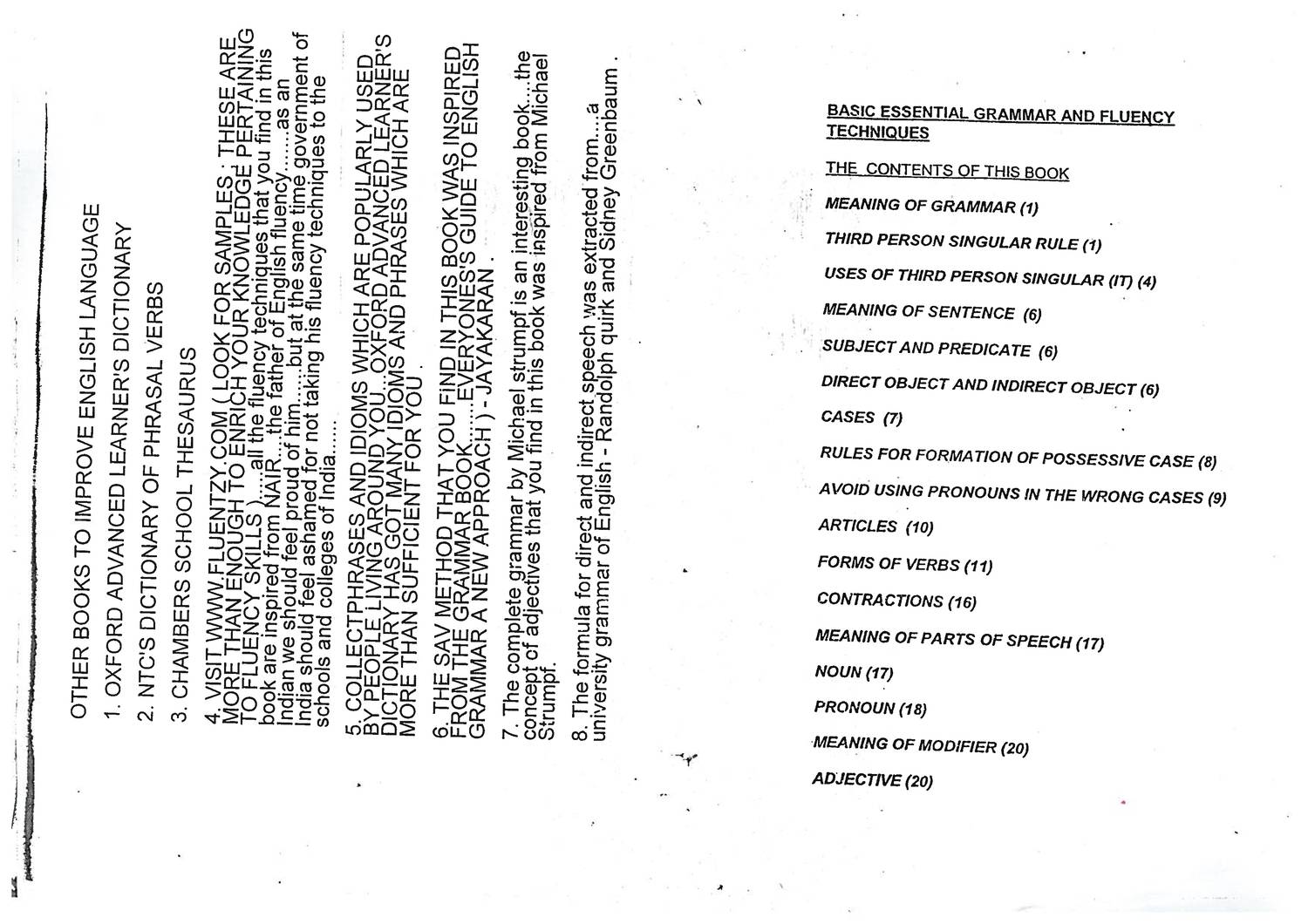 Basic English Grammar And Fluency Techniques Pdf Docdroid