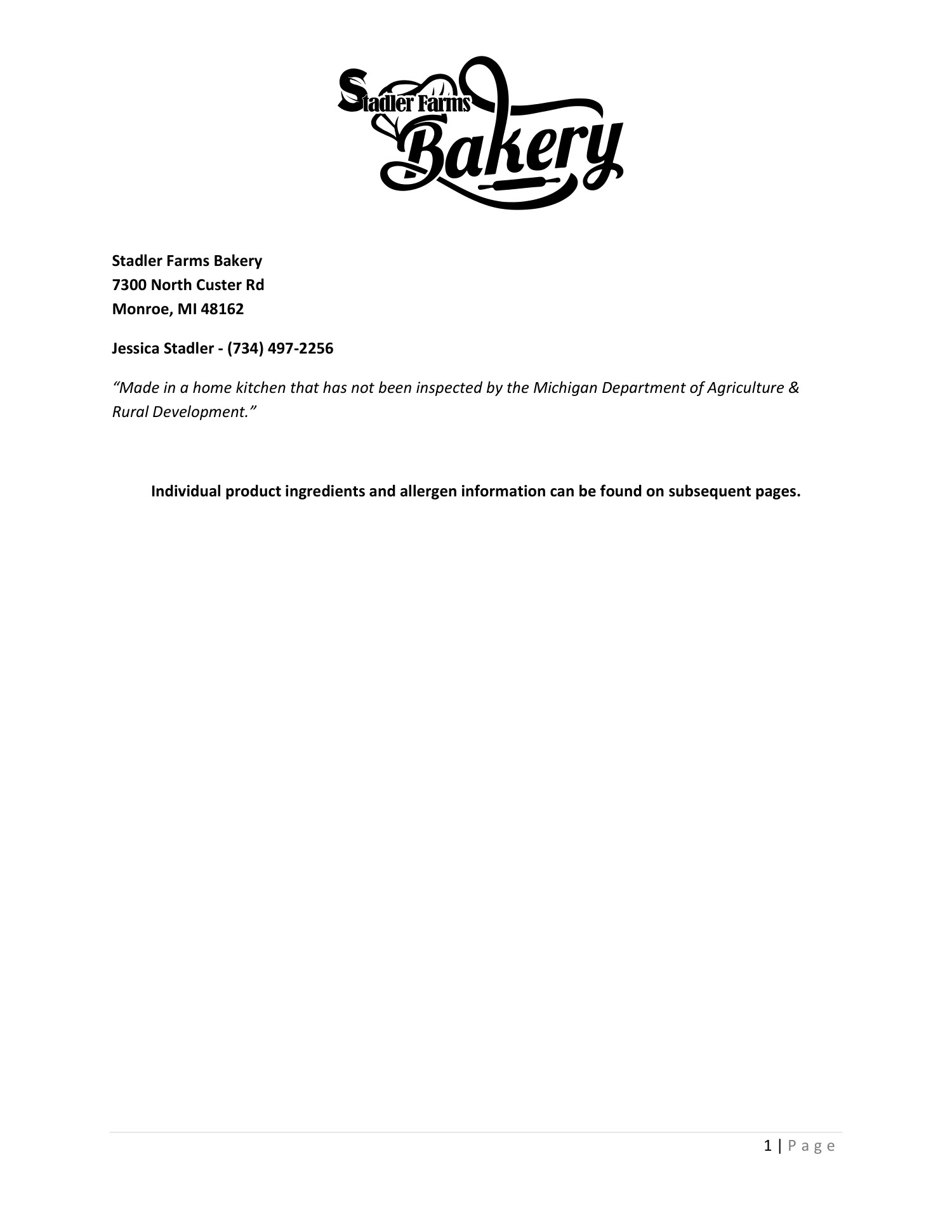 Ingredient List Stadler Farms Bakery pdf DocDroid ingredient-list-stadler-farms-bakery-pdf-docdroid