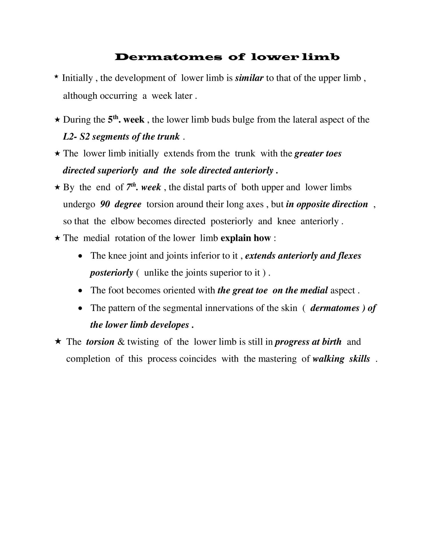 Dermatomes Myotomes Of Lower Limb 2018 doc DocDroid