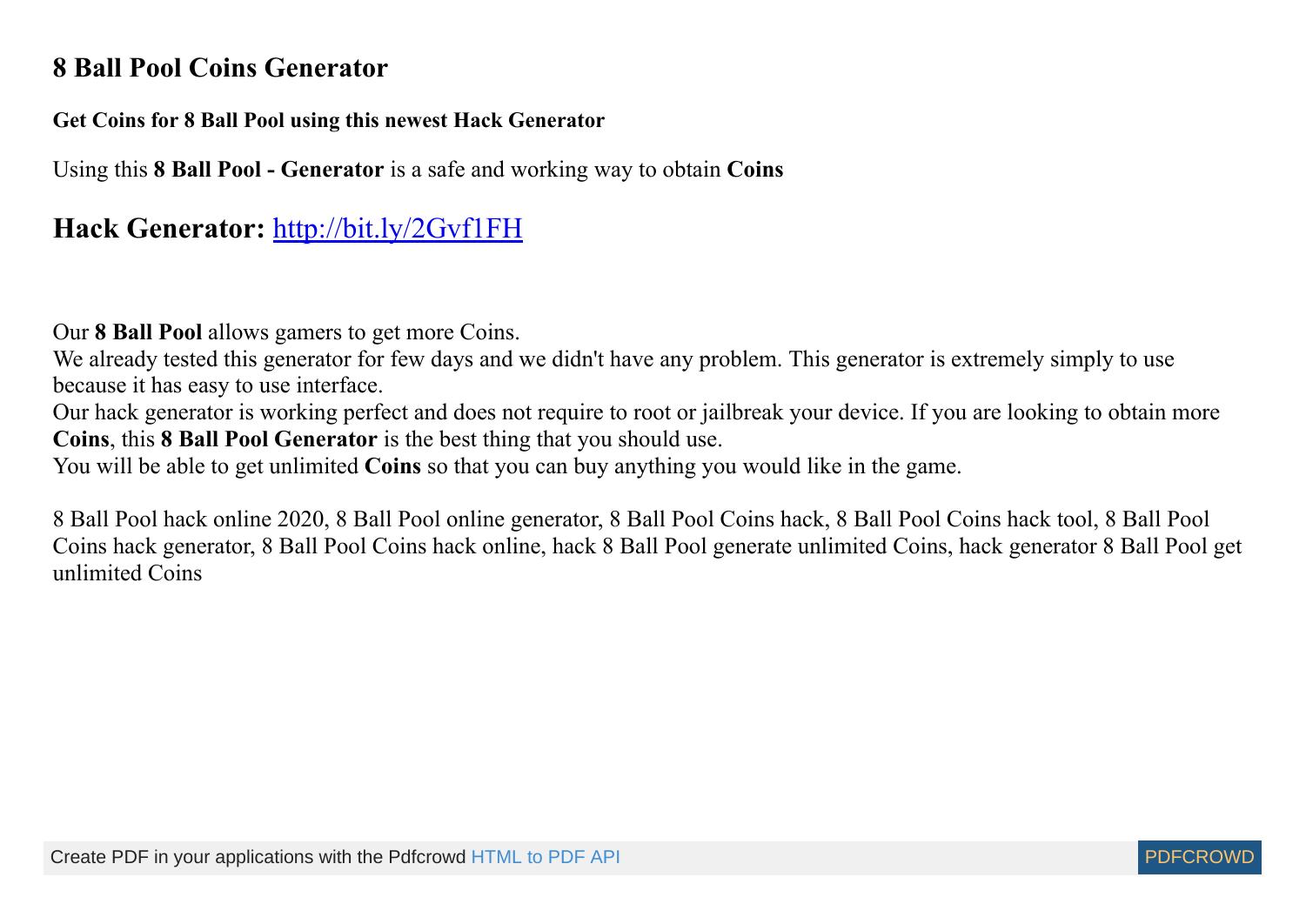 8 Ball Pool Coins Hack Generator.pdf |