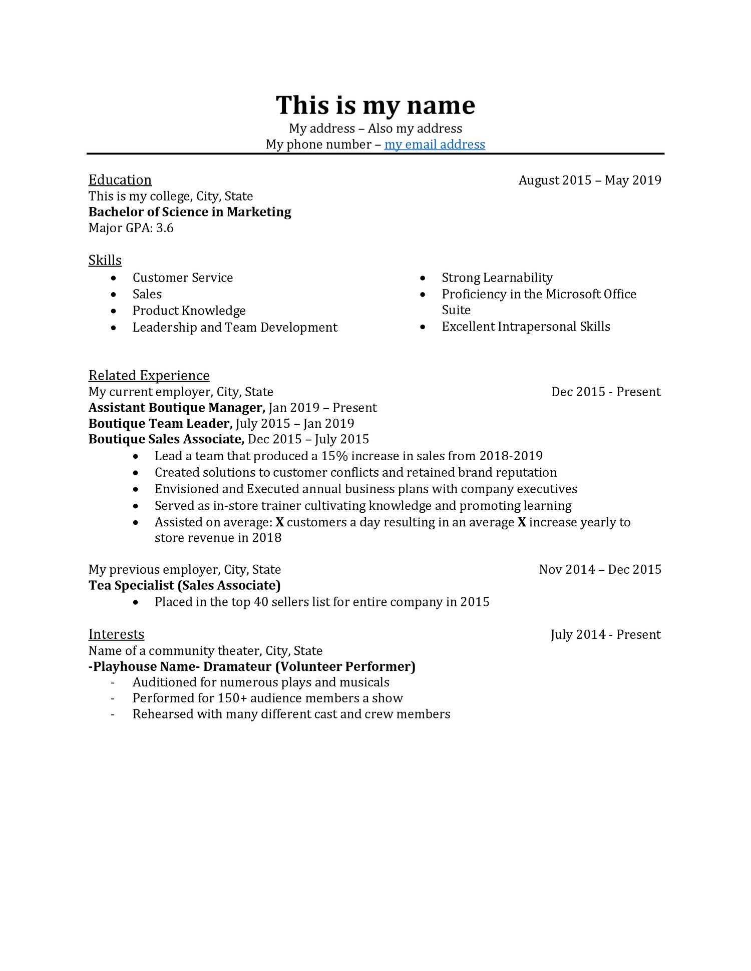 resume template pdf reddit
