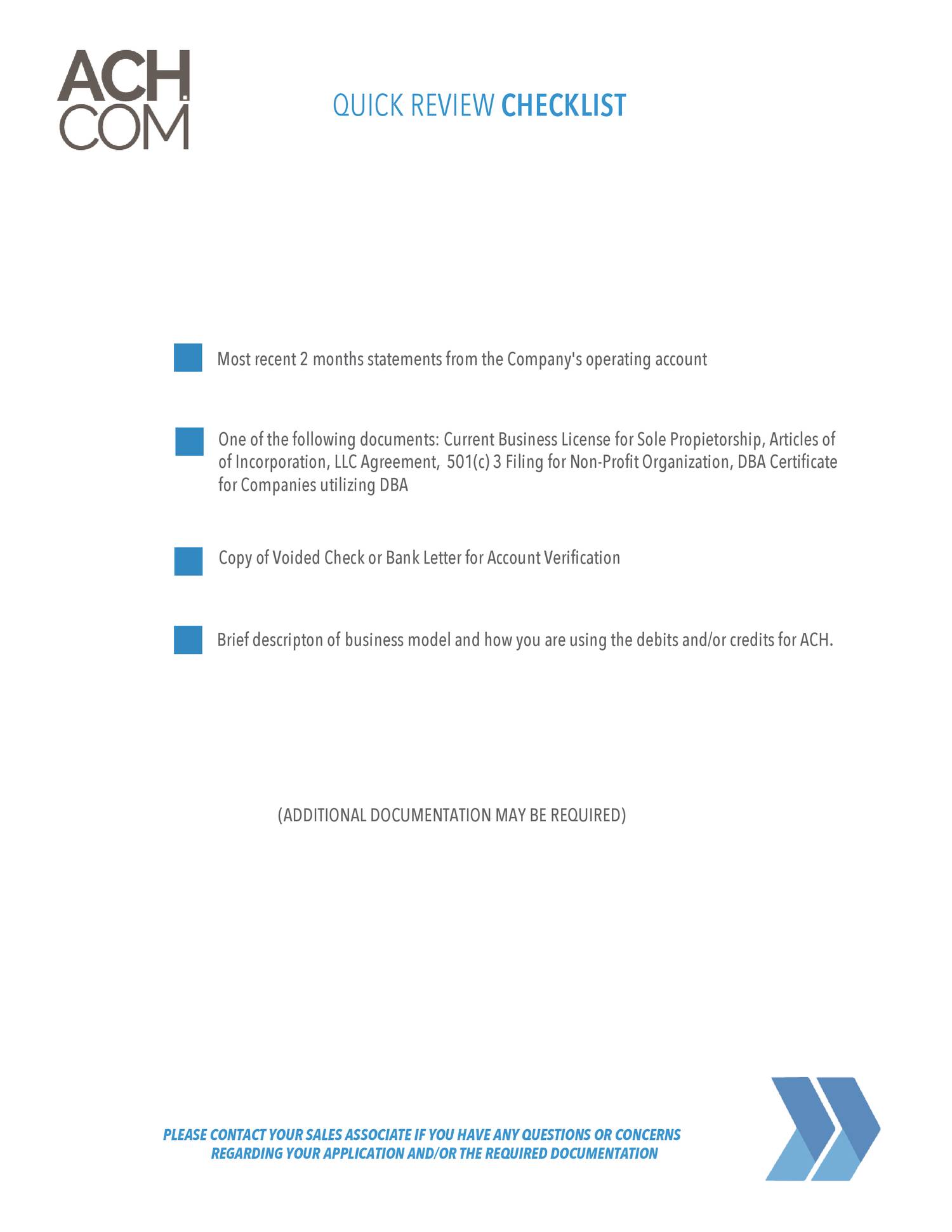 ACH Underwriting Quick Review Checklist.pdf | DocDroid