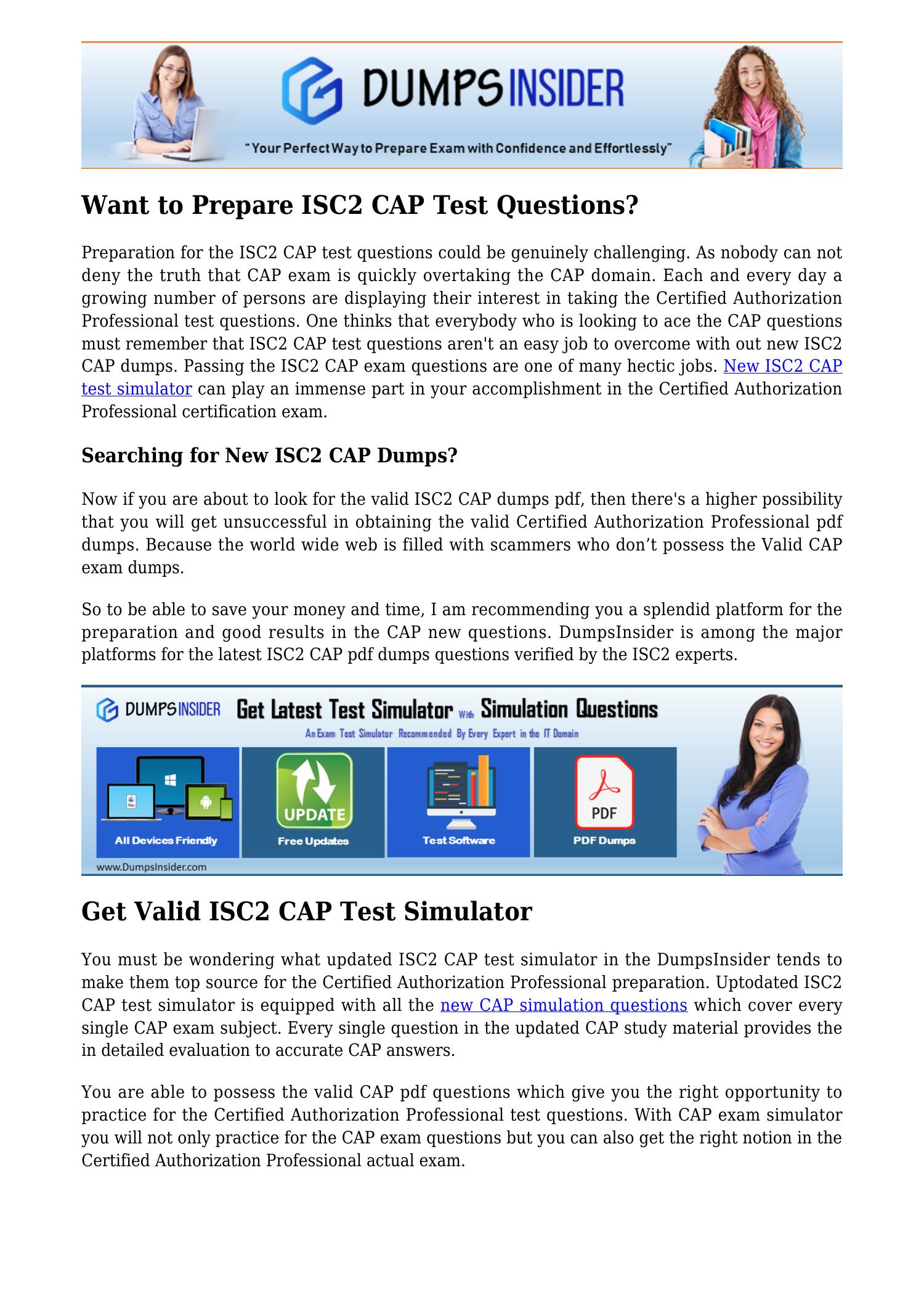 Pass CAP Exam with Help of CAP Test Simulator.pdf | DocDroid