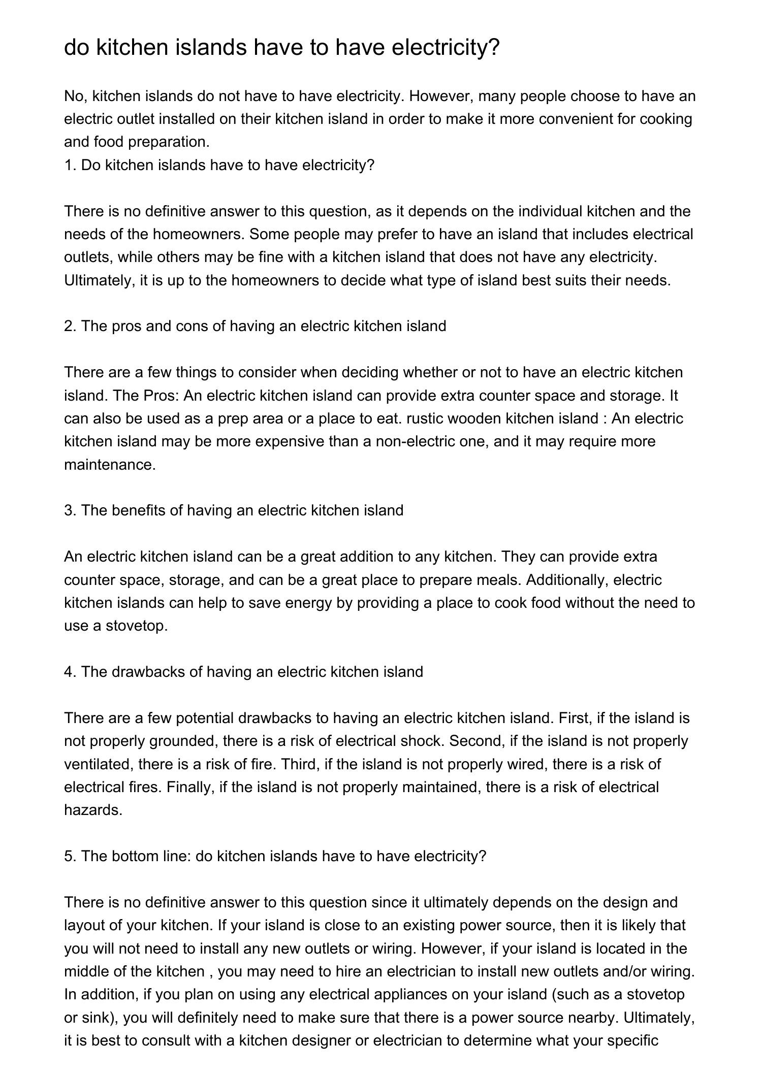 do kitchen islands have to have electricityfyurj.pdf.pdf DocDroid