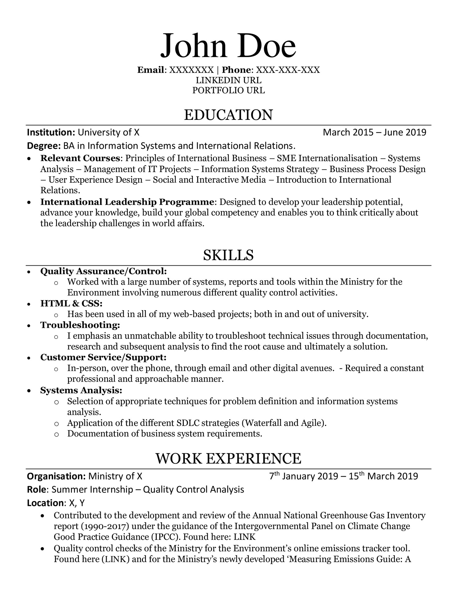 usa jobs resume example reddit