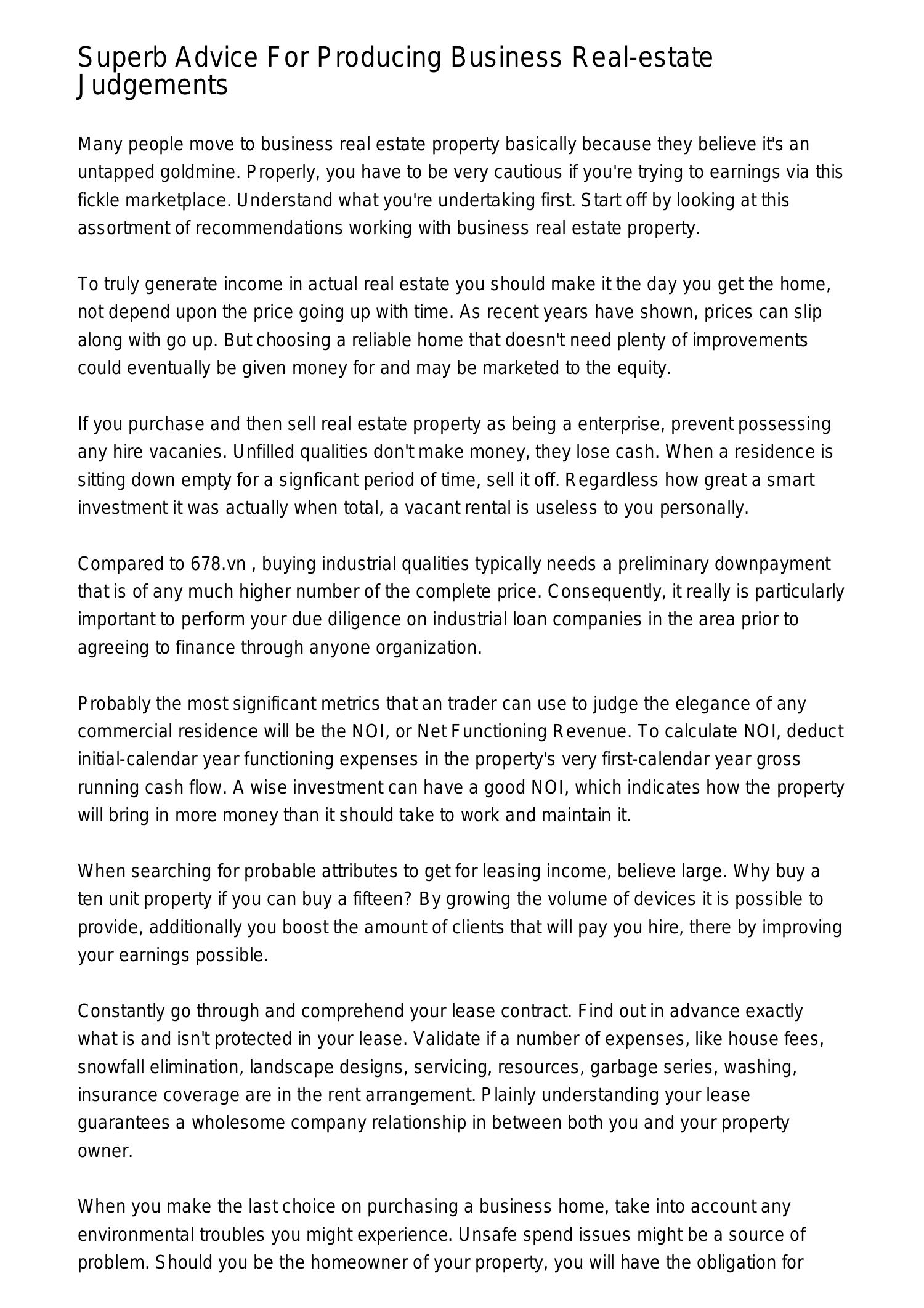 Great Tips For Creating Professional Real Estate Property