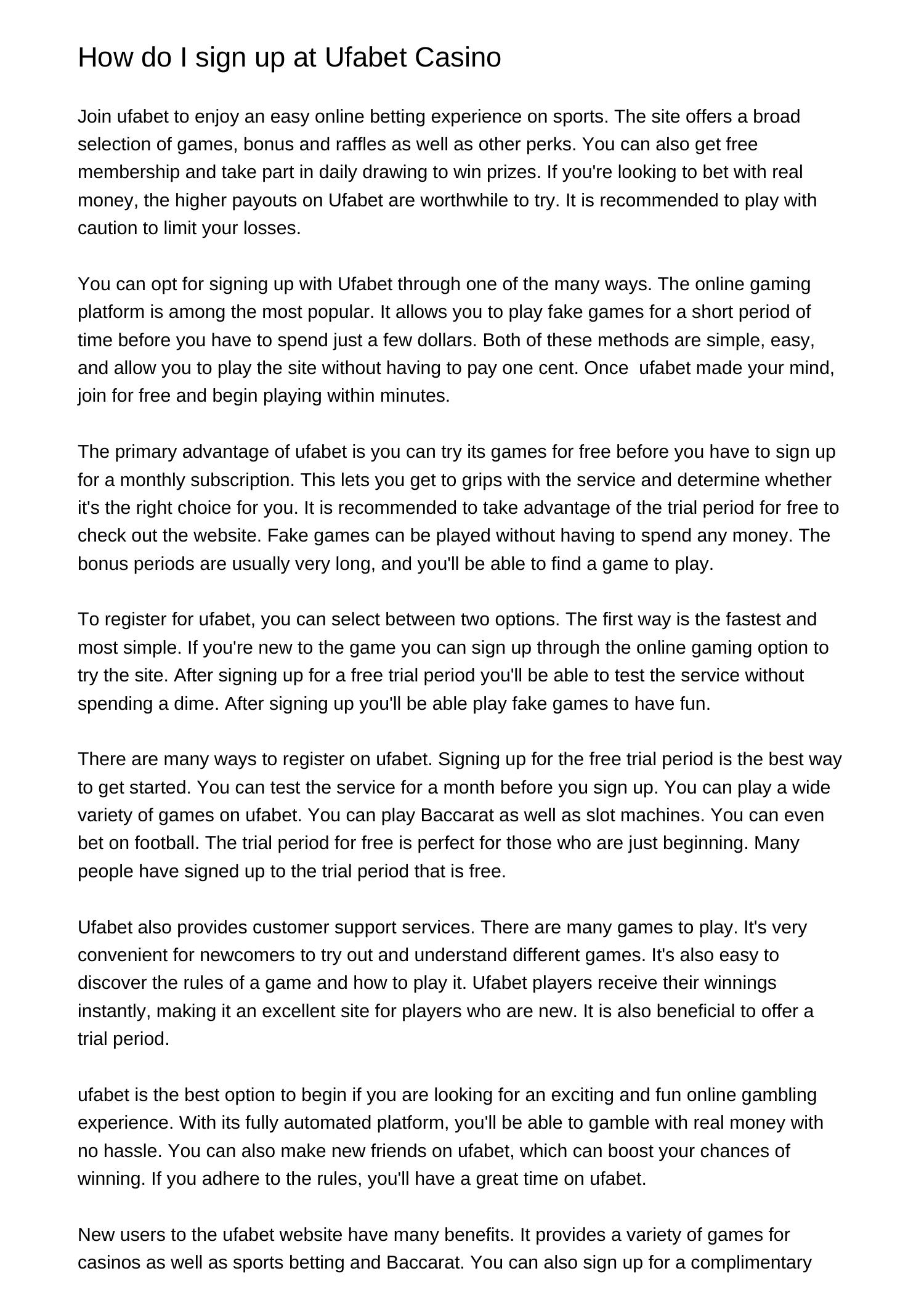 How To Register At Ufabet Casinovawzf pdf pdf DocDroid How To Register At Ufabet Casinovawzf pdf pdf DocDroid