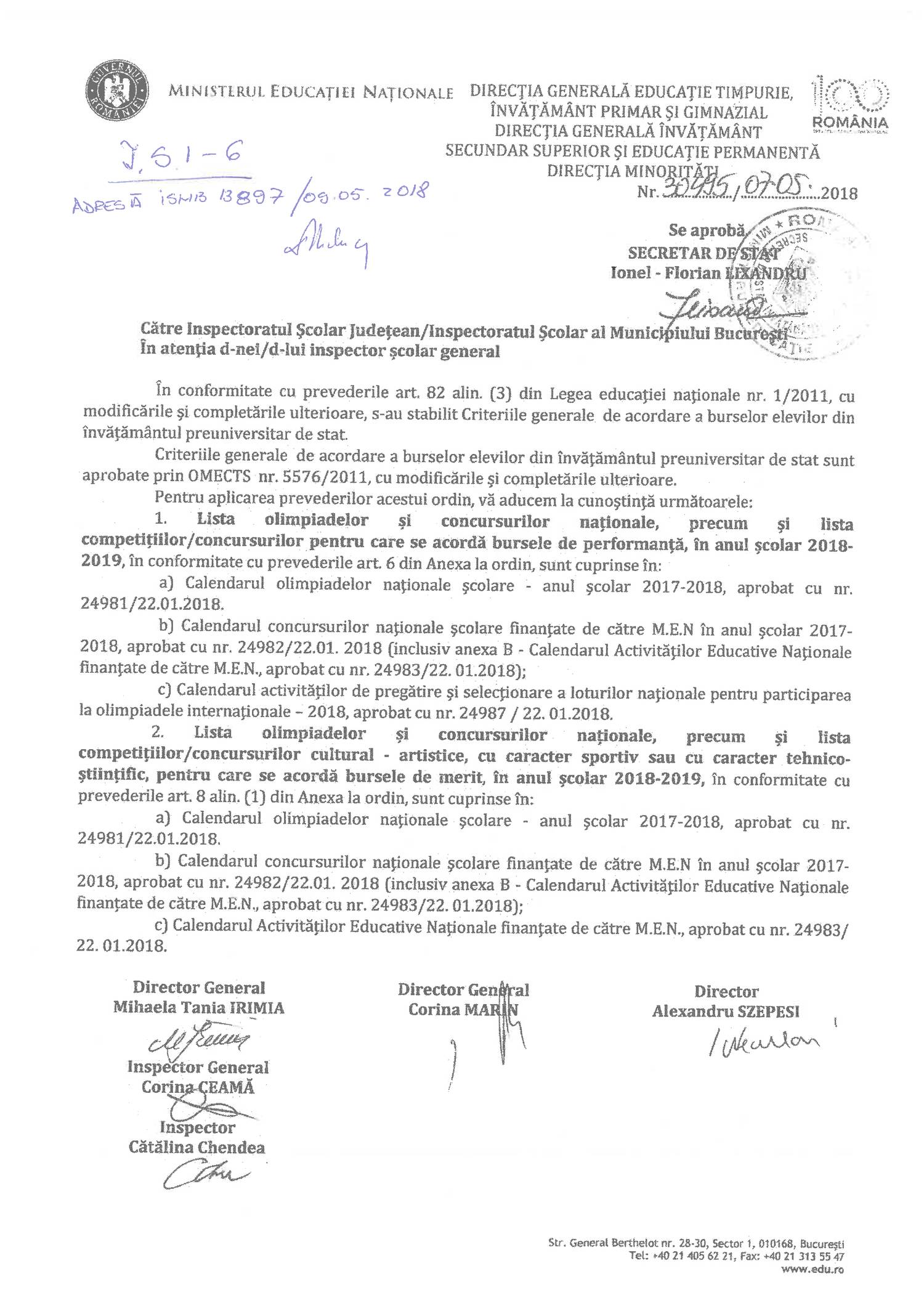 Adresa Ismb Burse Pdf Docdroid