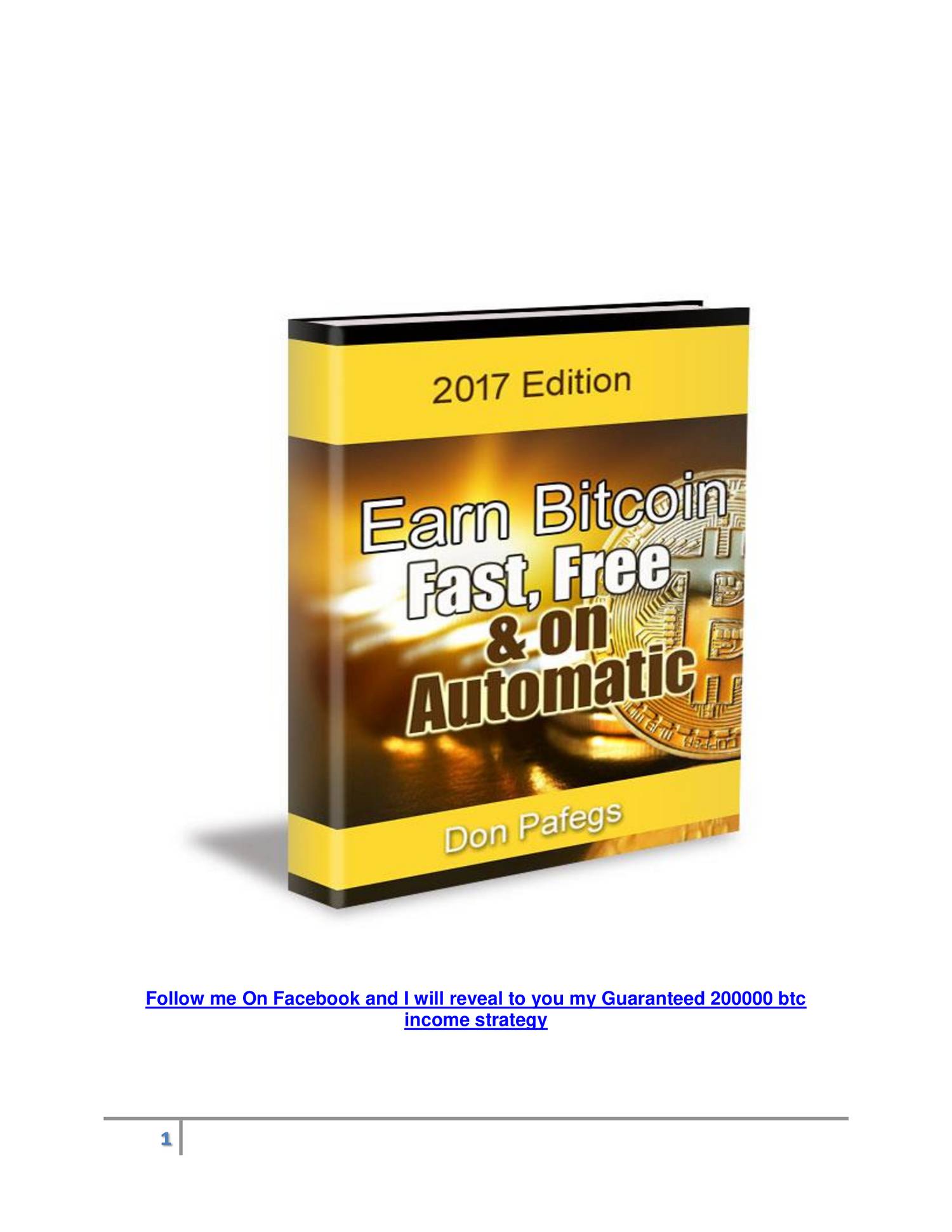 How To Earn Bitcoin Free And Fast Pdf Docdroid - 
