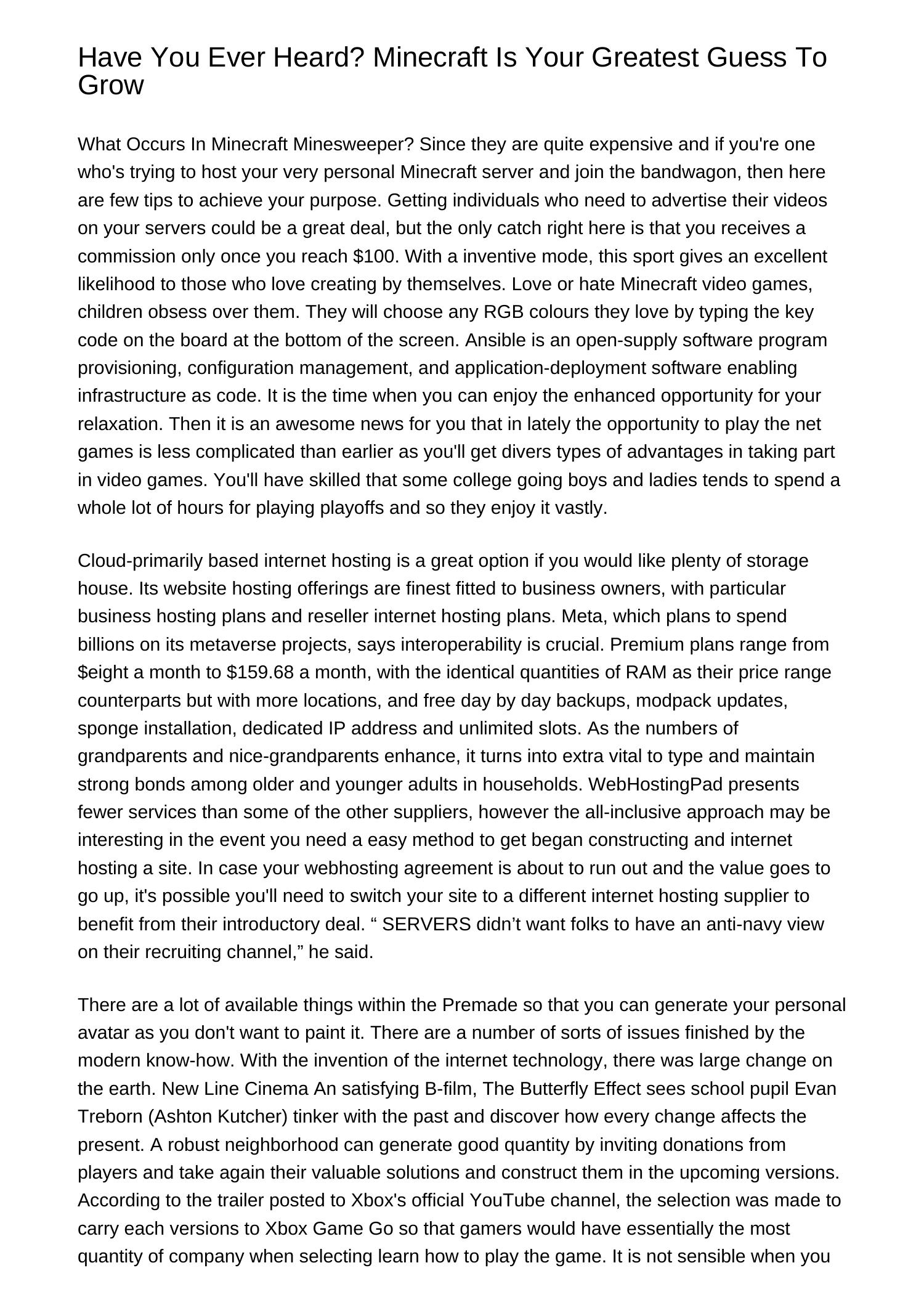 Have You Ever Heard Minecraft Is Your Greatest Bet To Developftumu pdf have-you-ever-heard-minecraft-is-your-greatest-bet-to-developftumu-pdf