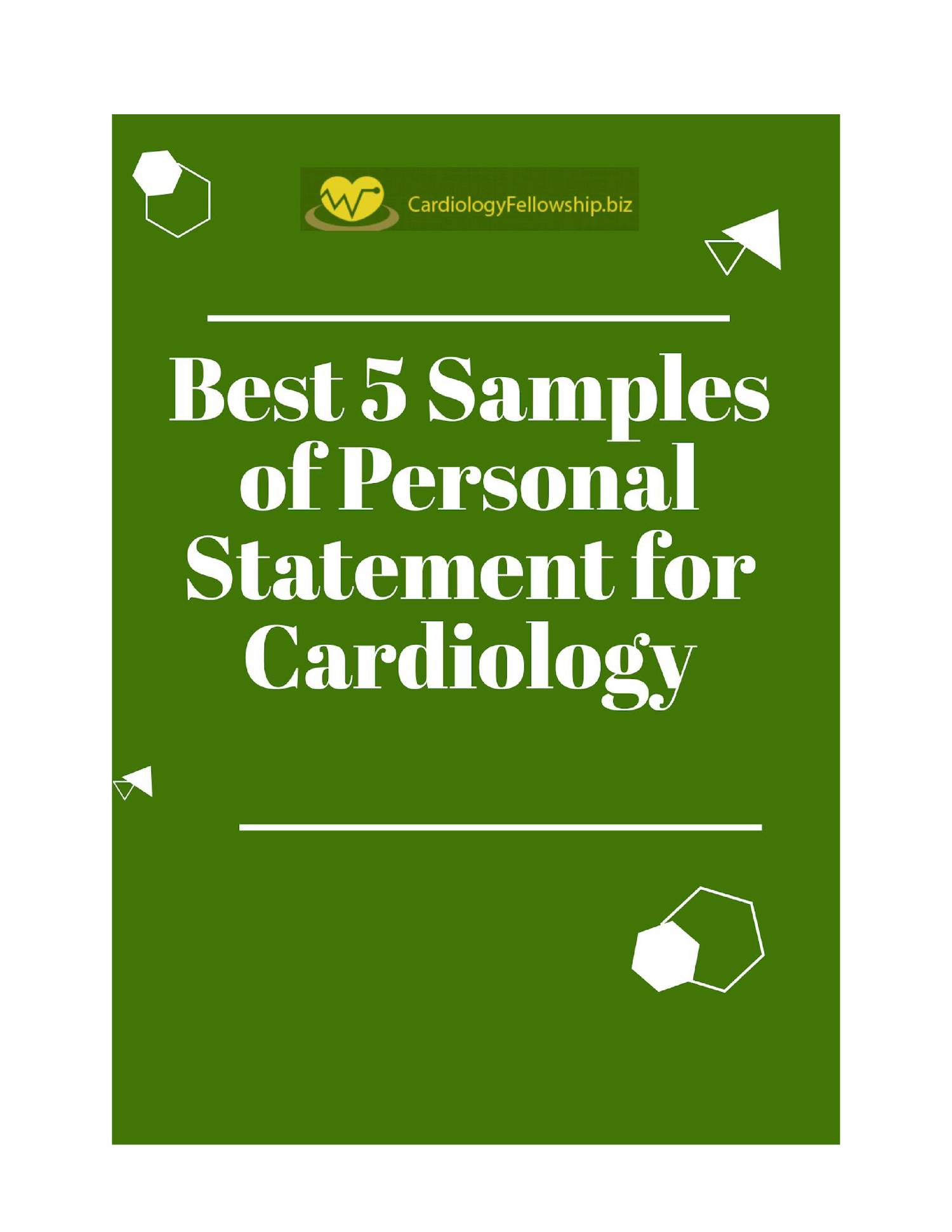 personal statement for cardiovascular medicine