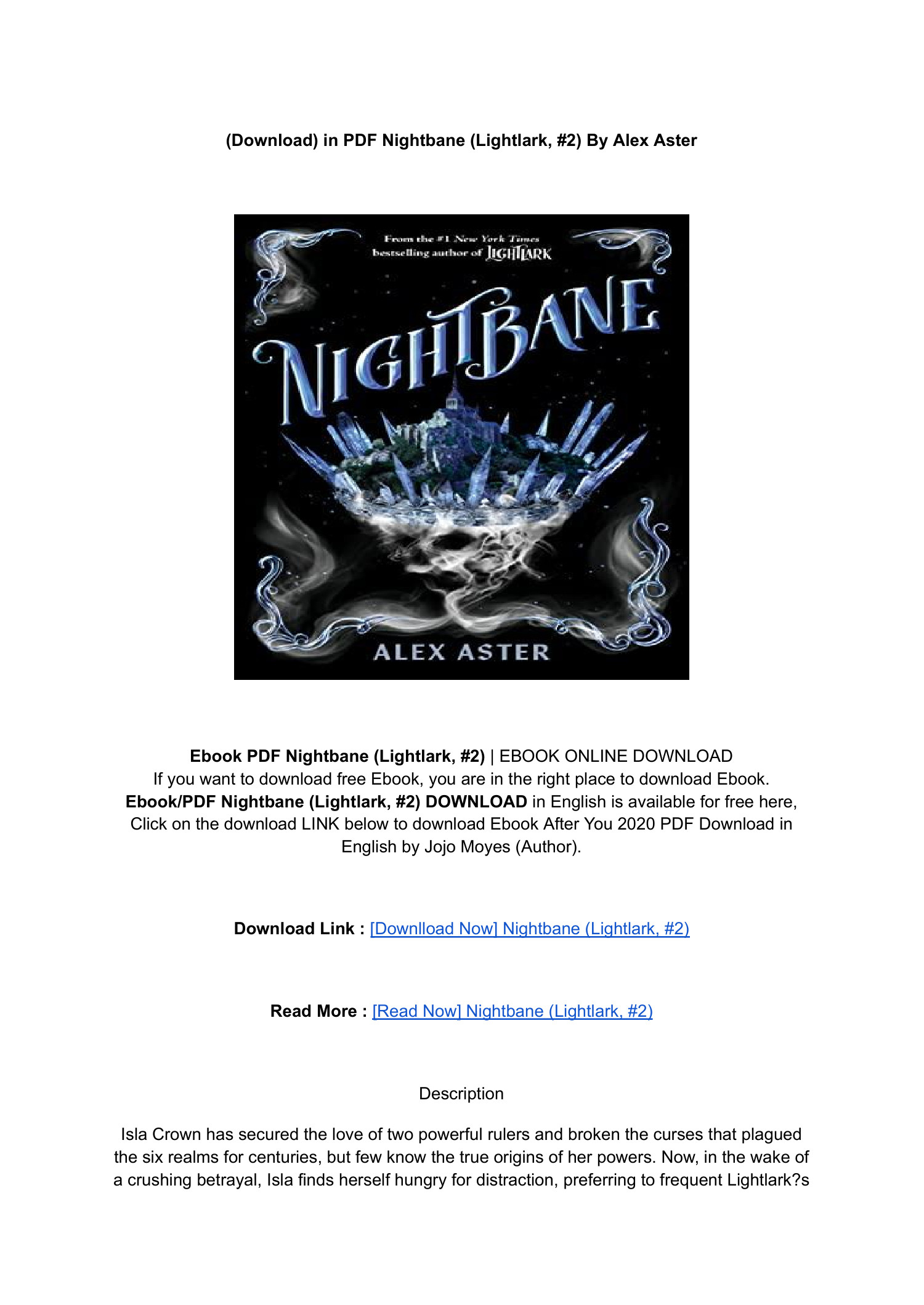 (Download) PDF Nightbane (Lightlark, 2) By _ (Alex Aster).pdf DocDroid