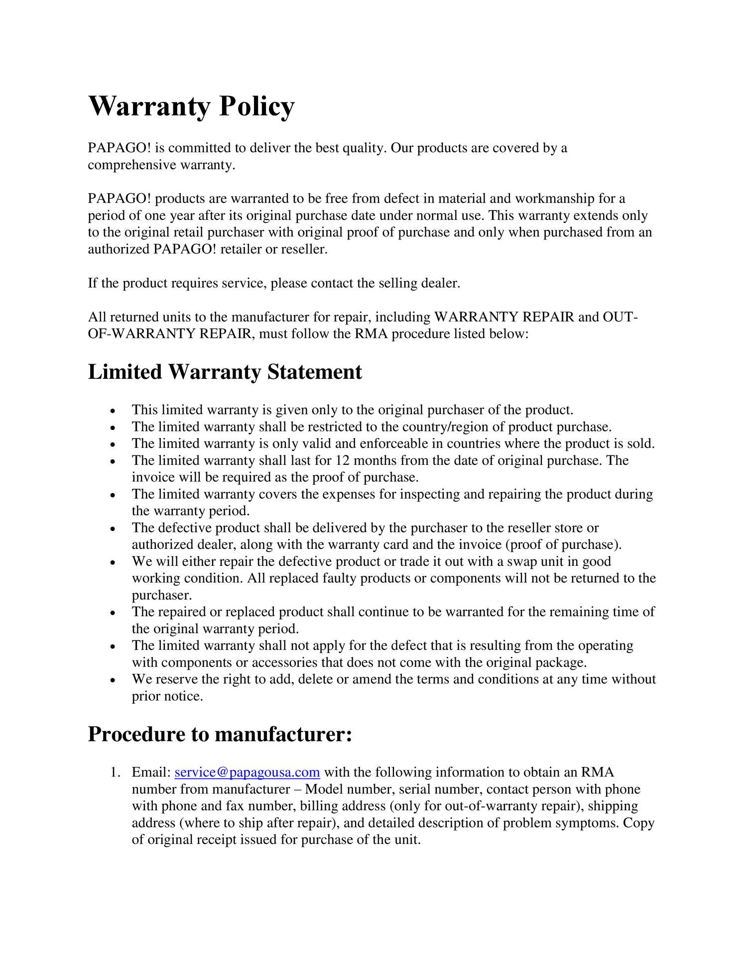 new product warranty a literature review