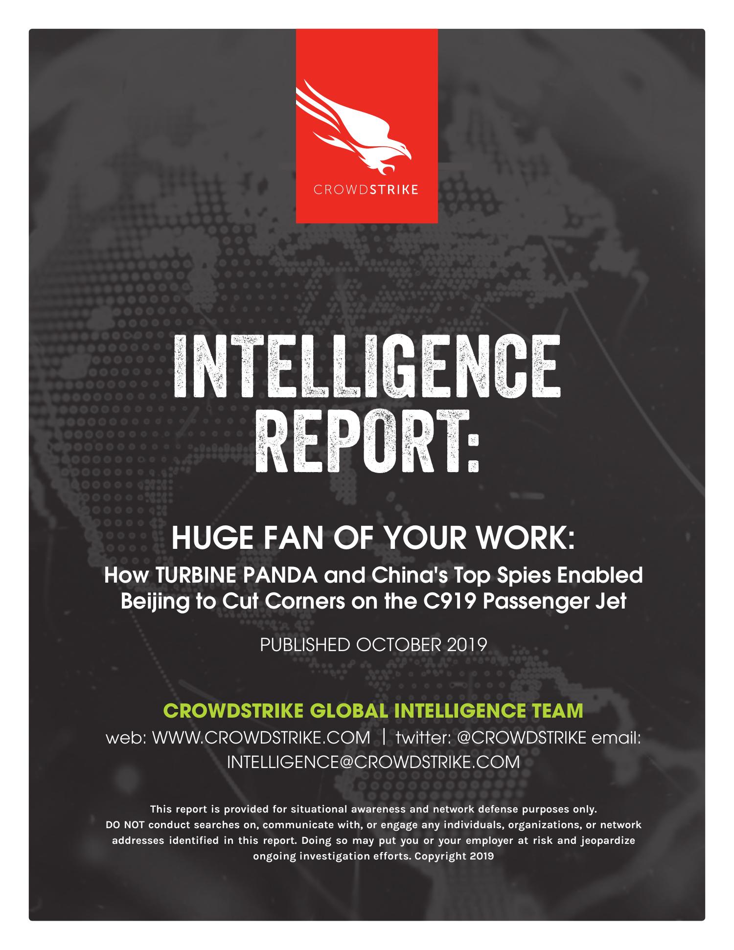 Crowdstrike Report.pdf Crowdstrike Intelligence Report - Huge Fan of Your Work.pdf | DocDroid