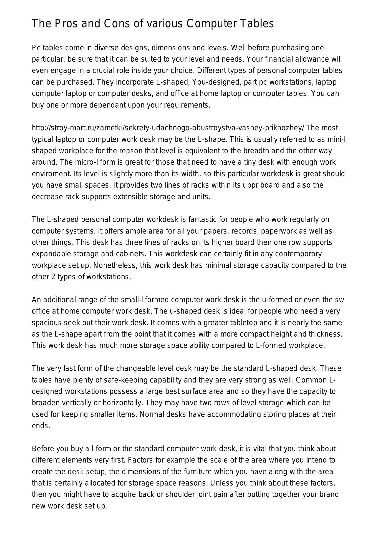 The Pros and Cons of Different Personal computer Tablesonebc.pdf.pdf ...