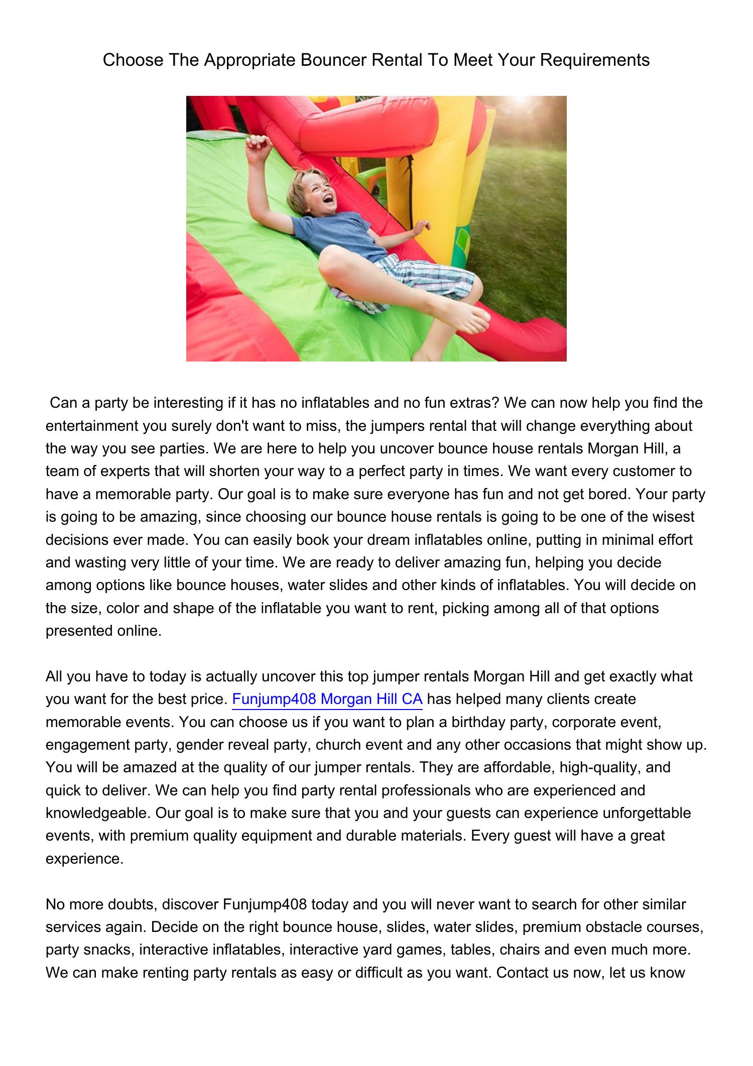 ChooseTheAppropriateBouncerRentalToMeetYourRequirements152.pdf DocDroid