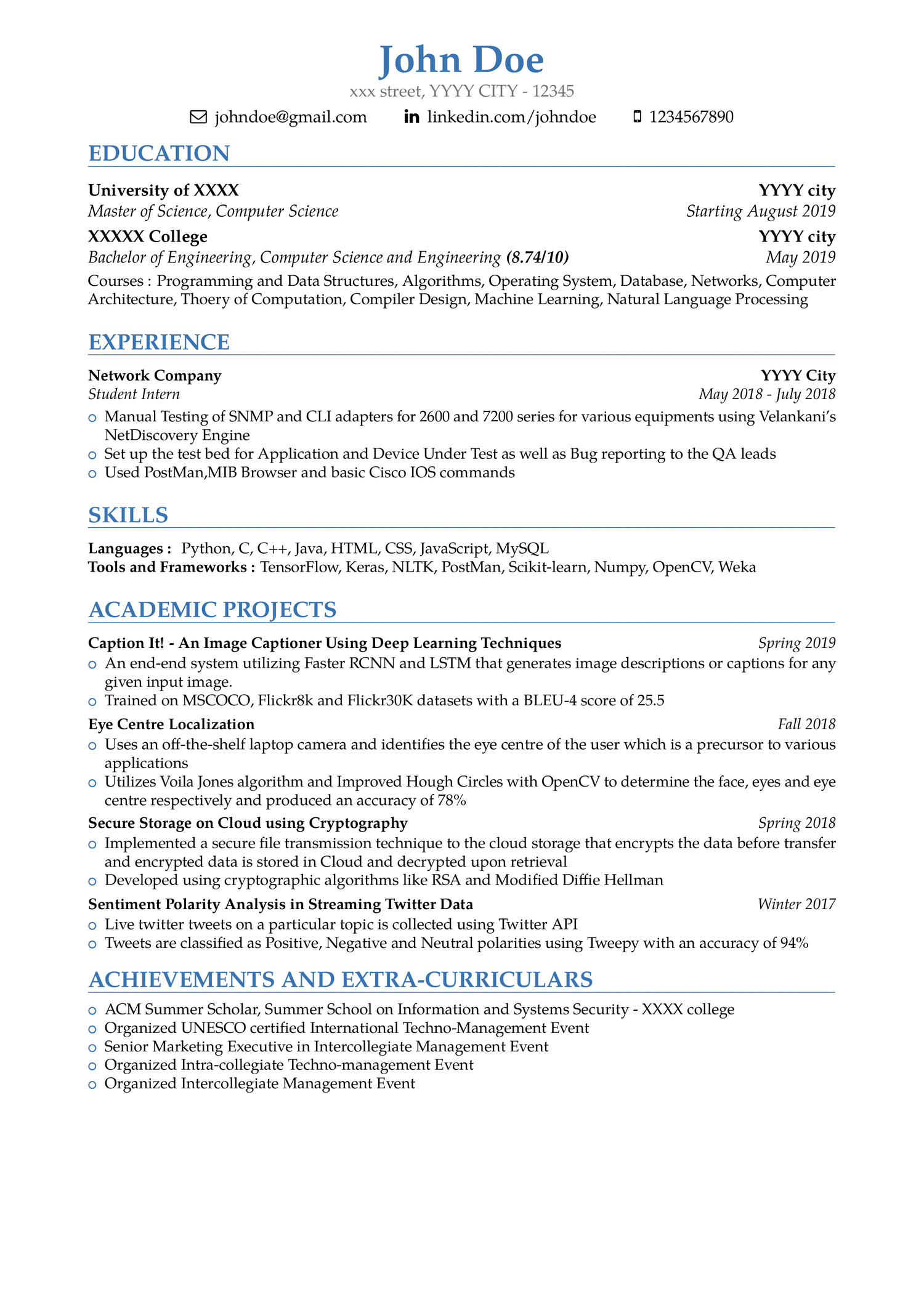 company resume sample pdf