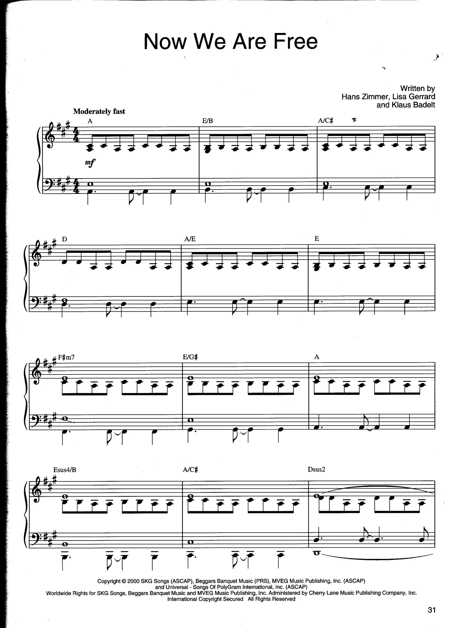 Gladiator now we are free super