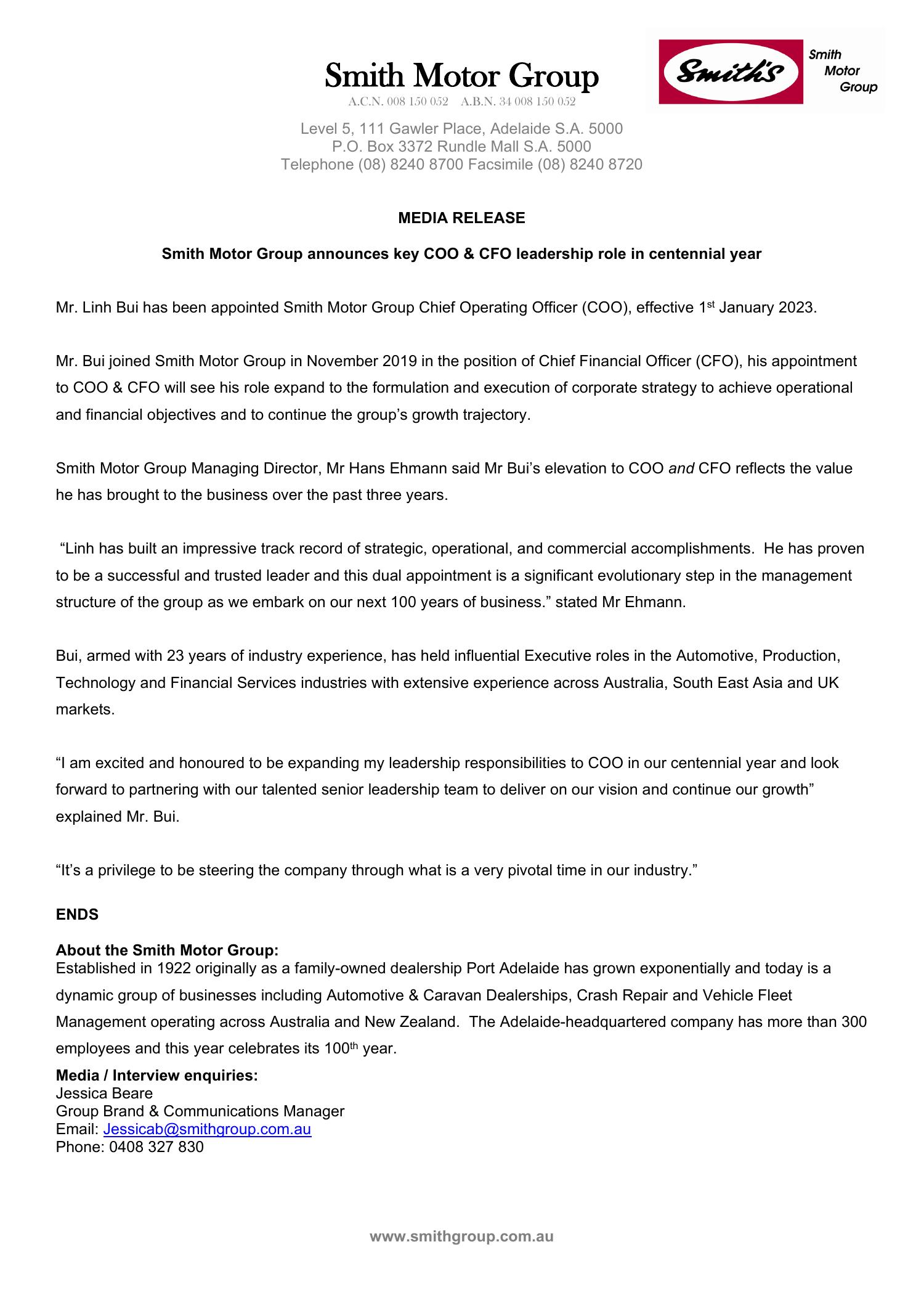 Smith Motor Group _Media Release_Linh Bui.pdf DocDroid