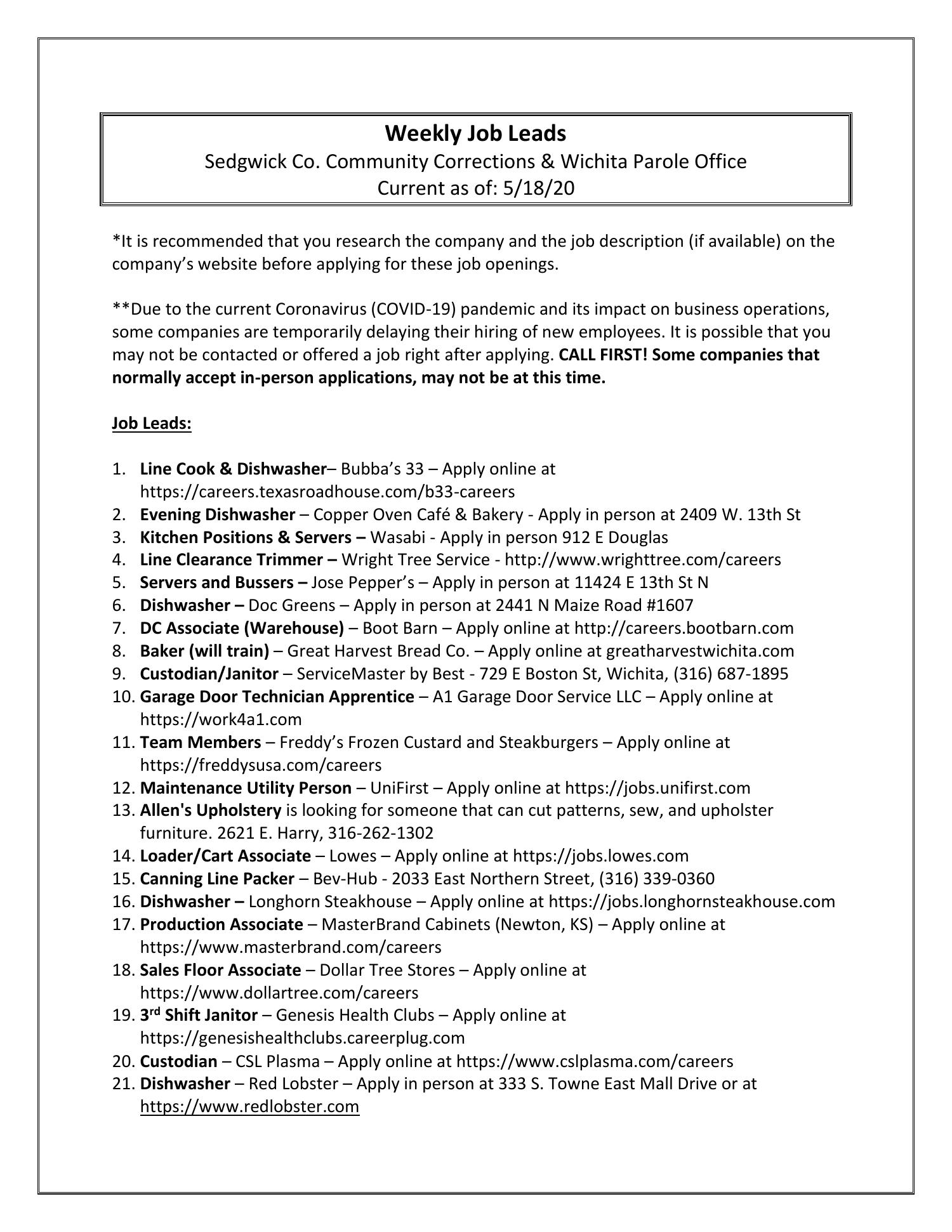 Weekly Job Leads 5.18.20.docx DocDroid