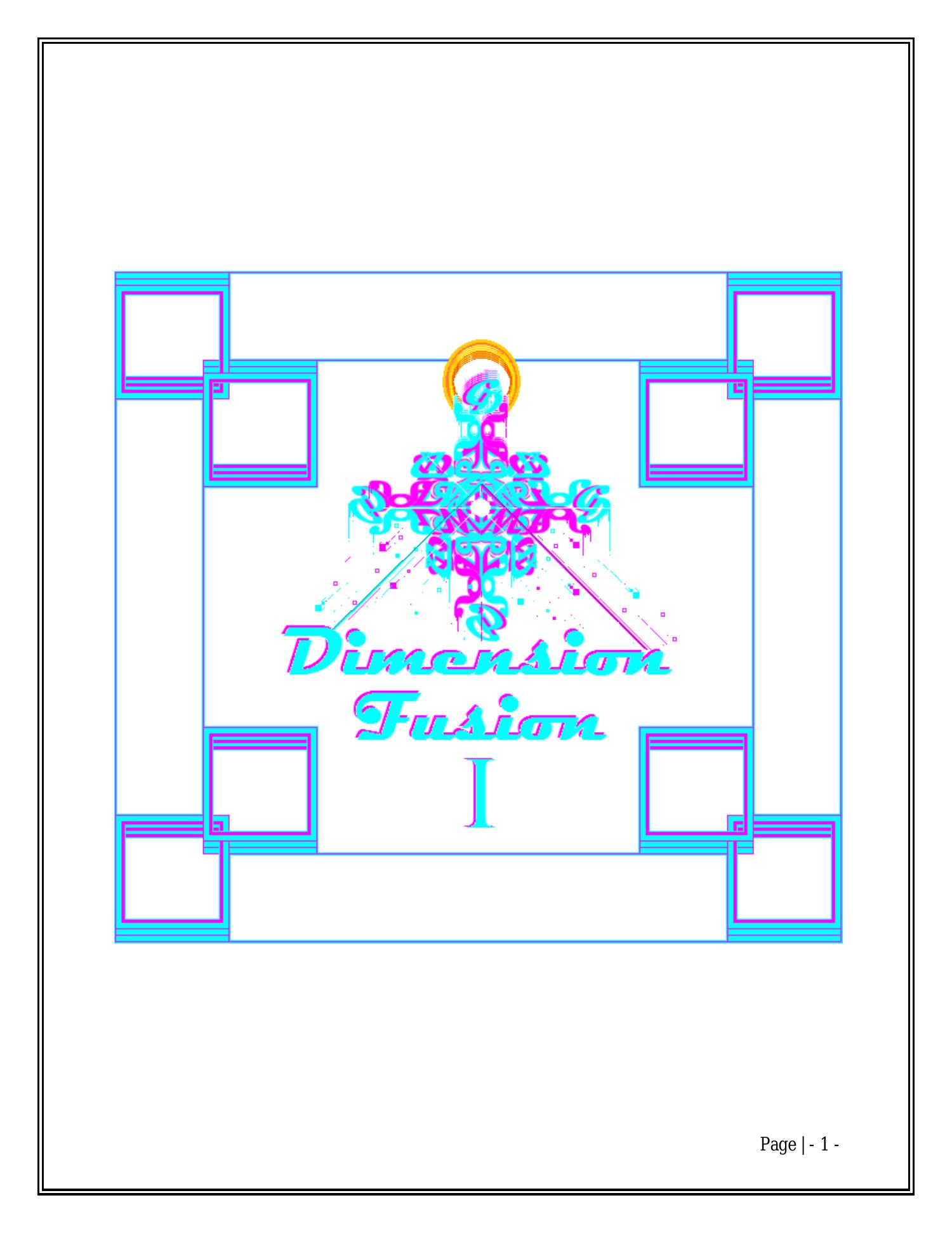 The Basic Fundamentals of Dimension Fusion I.docx | DocDroid