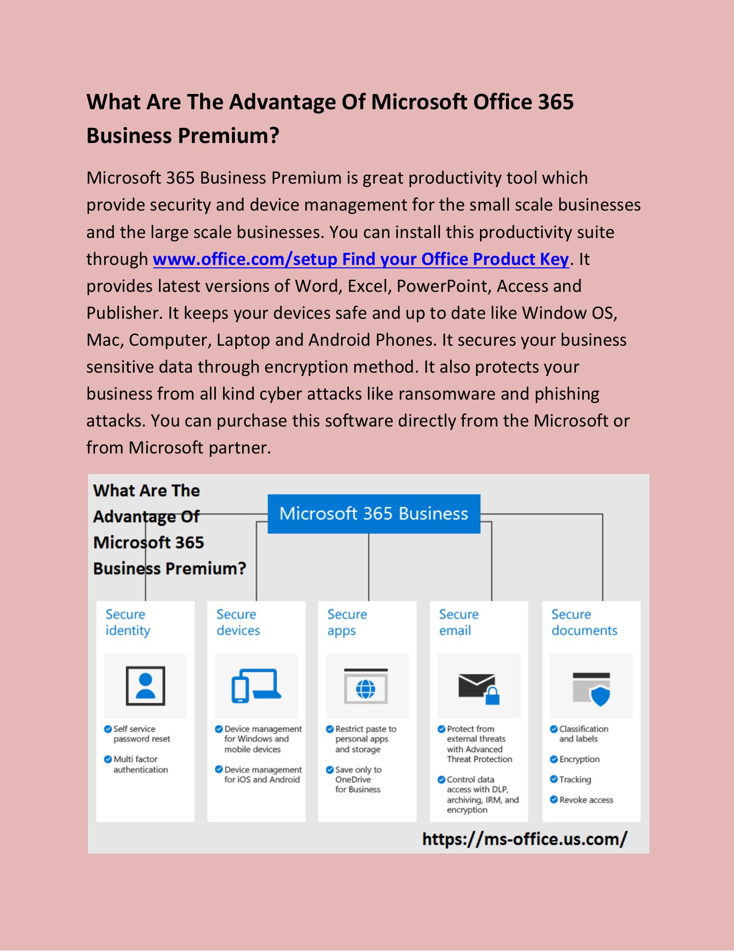 What Are The Advantage Of Microsoft Office 365 Business Premium.docx