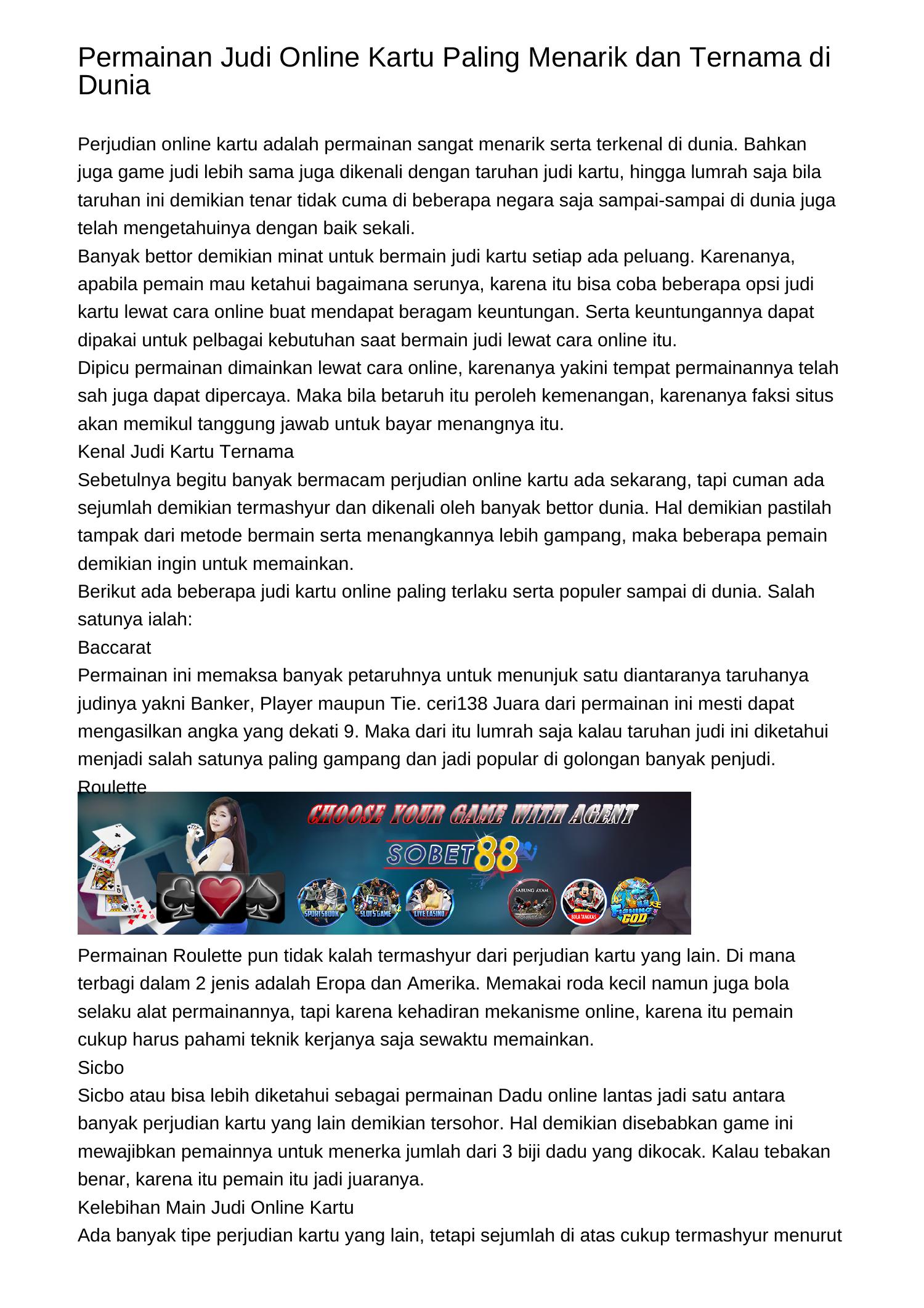 login permainan kartu judi
