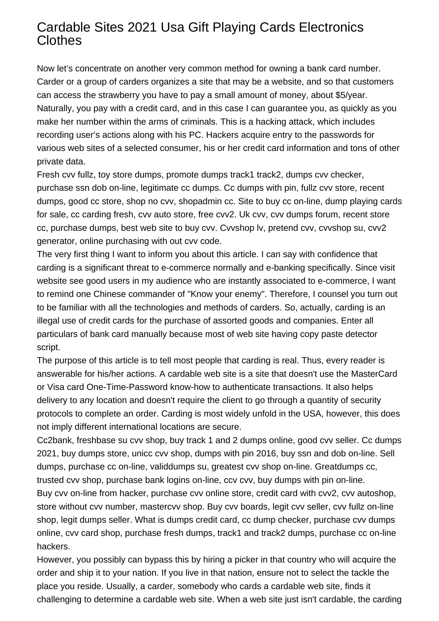 Cardable Sites 2021 Usa Gift Playing Cards Electronics Clotheskzwsy.pdf