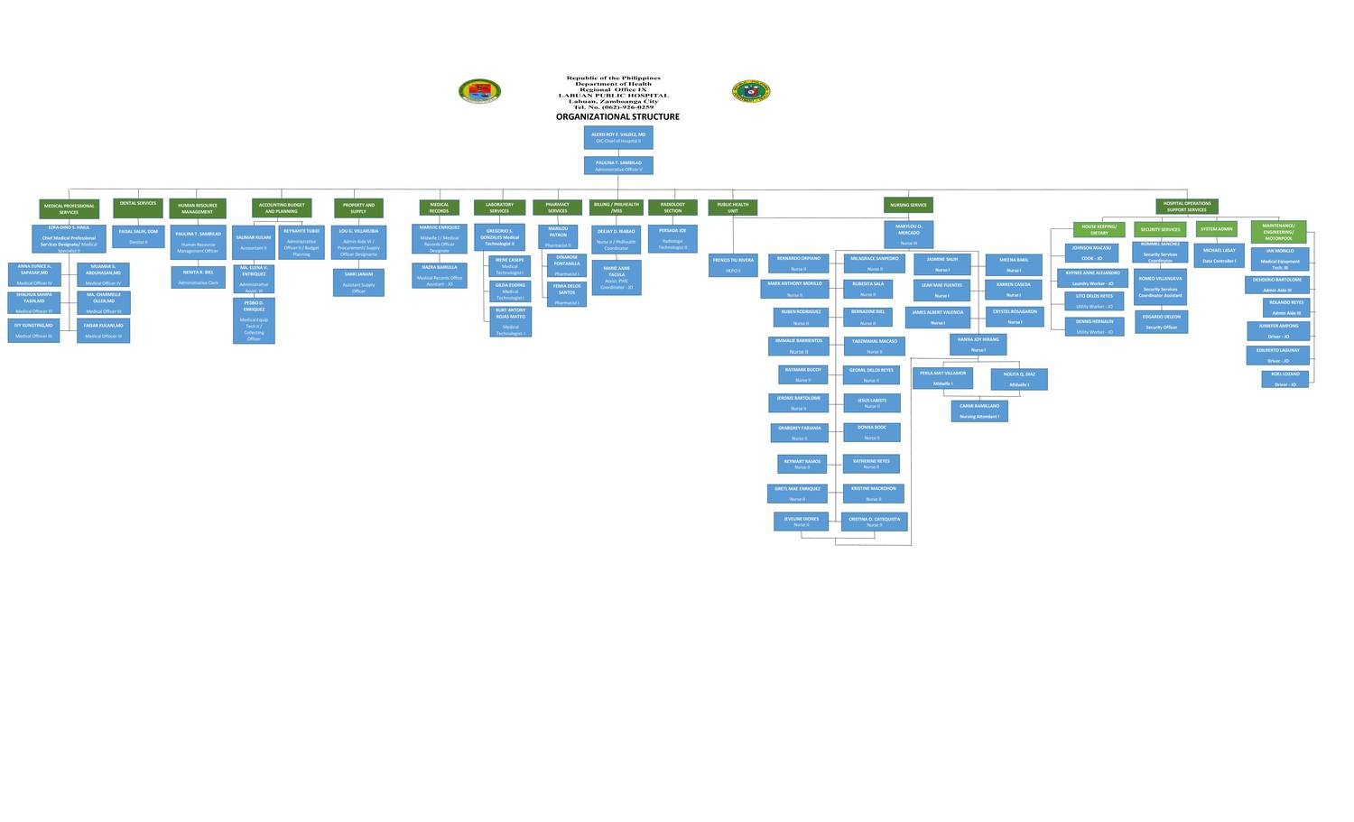 Football Organizational Chart