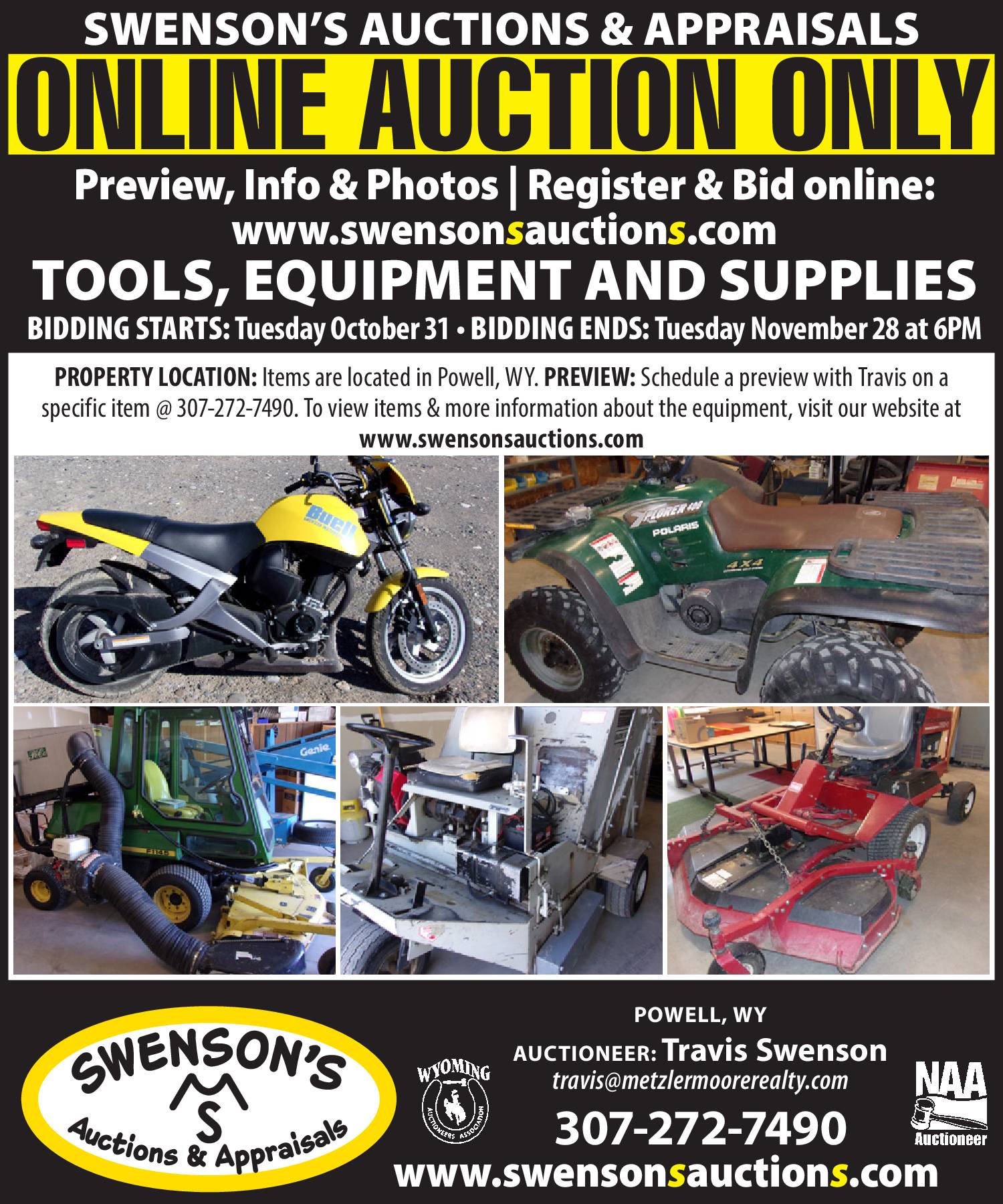 Swenson Auction Tools & Equipment Online 171027.pdf DocDroid