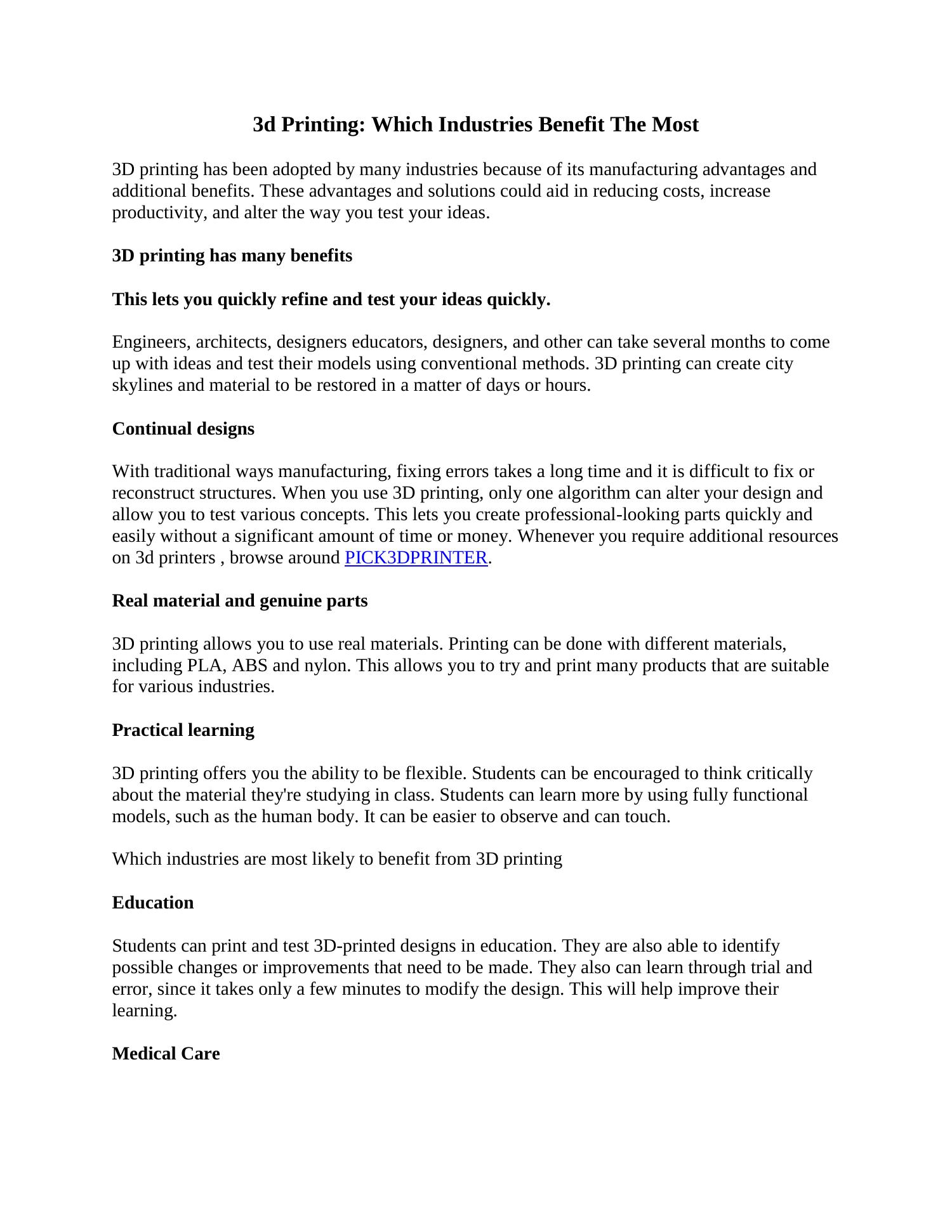 3d Printing Pdf Docdroid