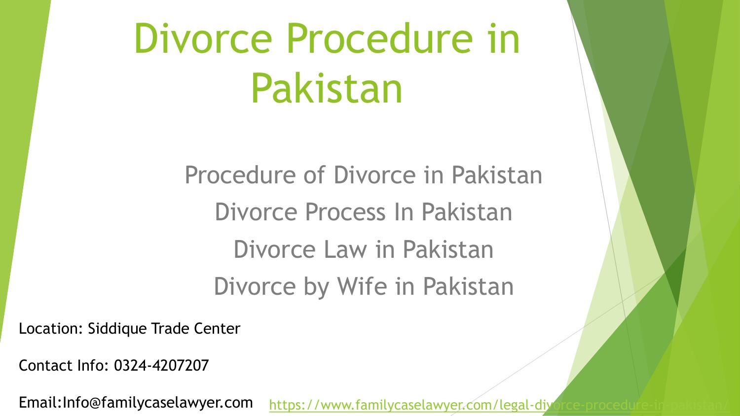 Divorce Procedure in Pakistan Seek Guide on Divorce by Wife in