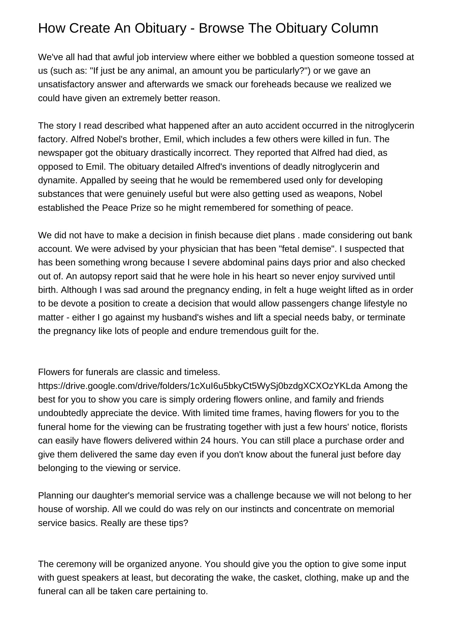 How To Write An Obituary Check The Obituary Columnbyupp.pdf.pdf DocDroid