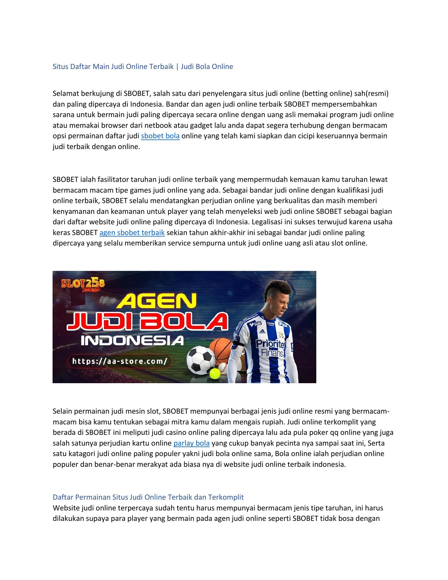 Situs_Daftar_Main_Judi_Online_Terbaik_Judi_Bola_Online.pdf | DocDroid